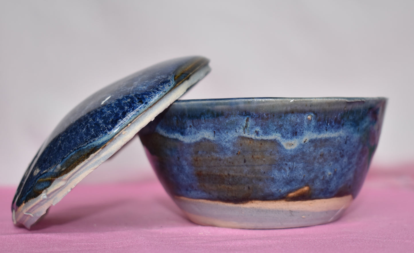 Blue Trinket Jar