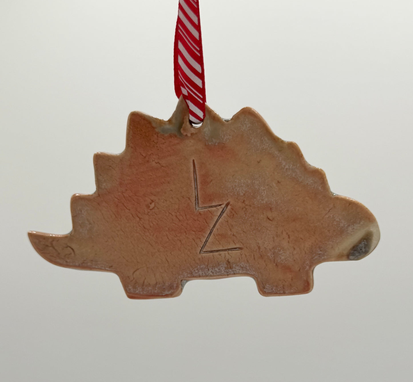 Pink Stegosaurus Ornament