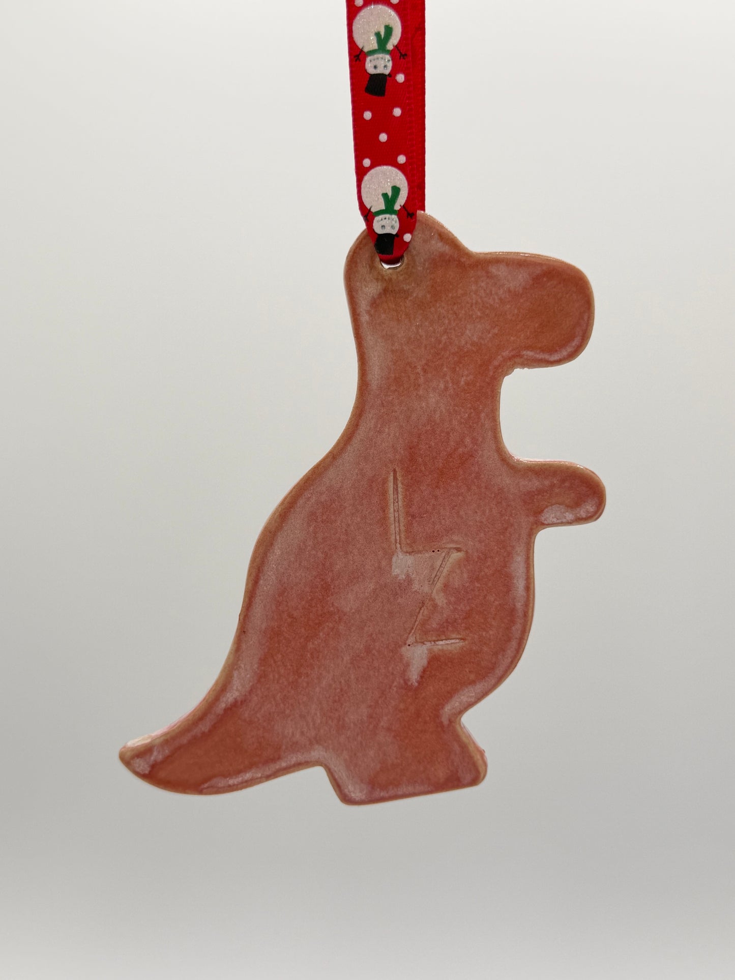 Pink T-Rex Ornament