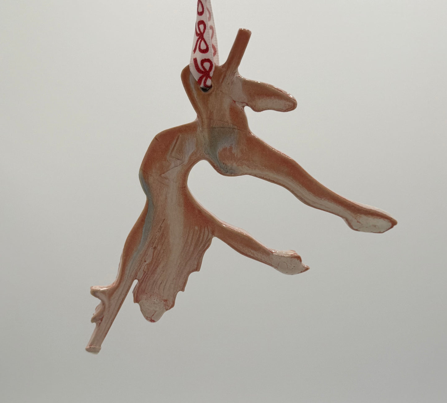 Pink Pole Dancer Ornament