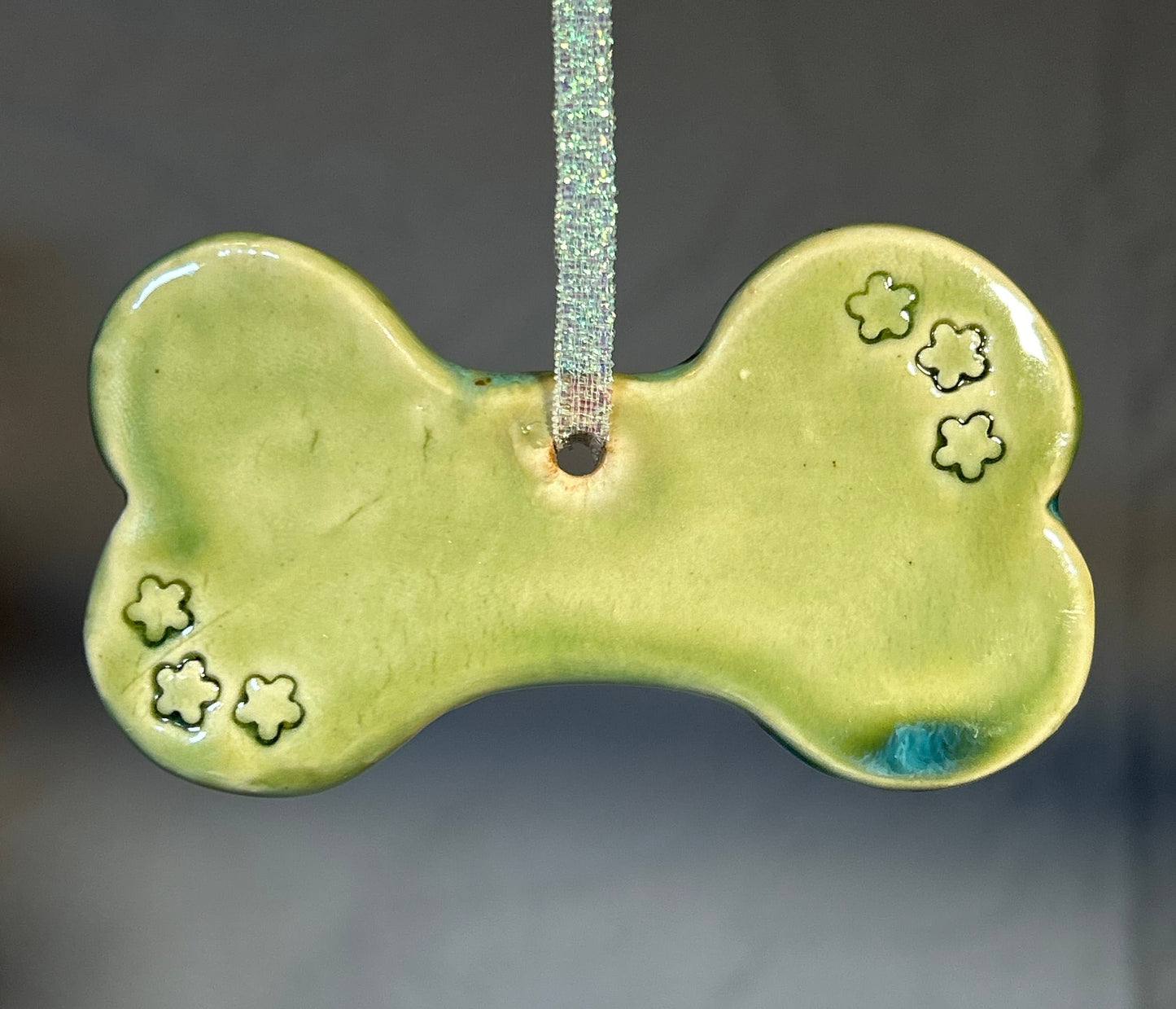 Flower Dog Bone