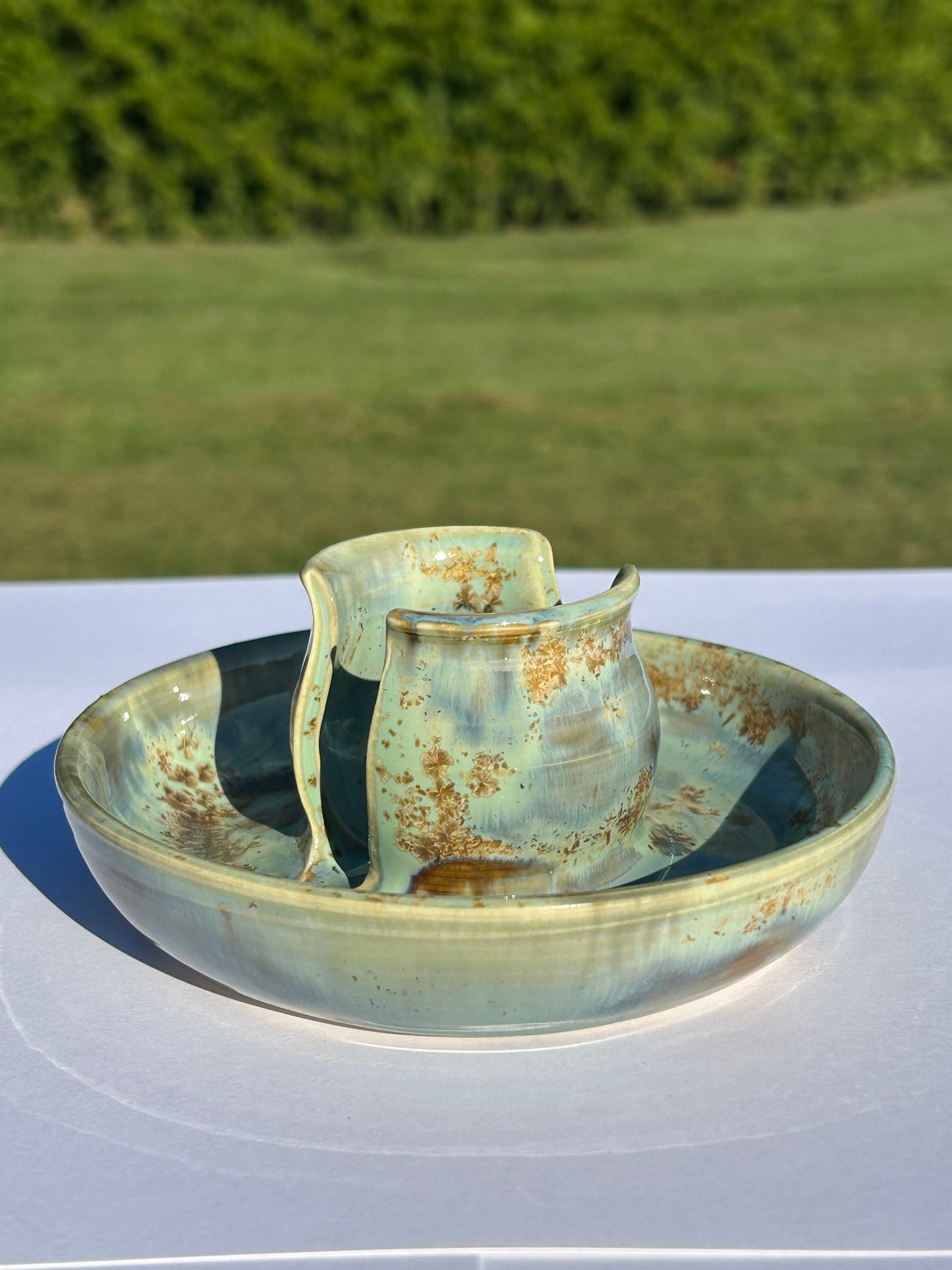 Golden Sponge Dish