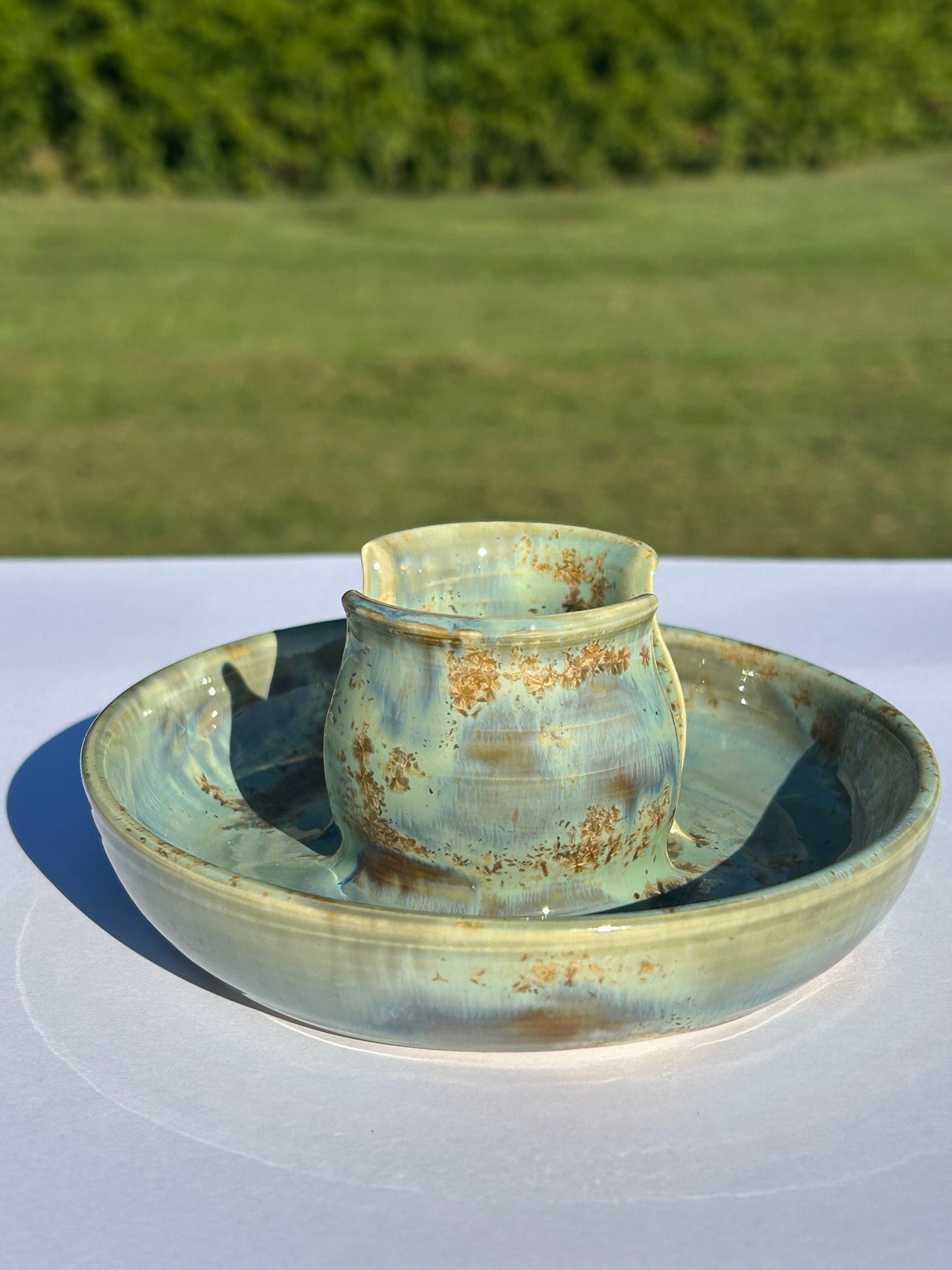 Golden Sponge Dish