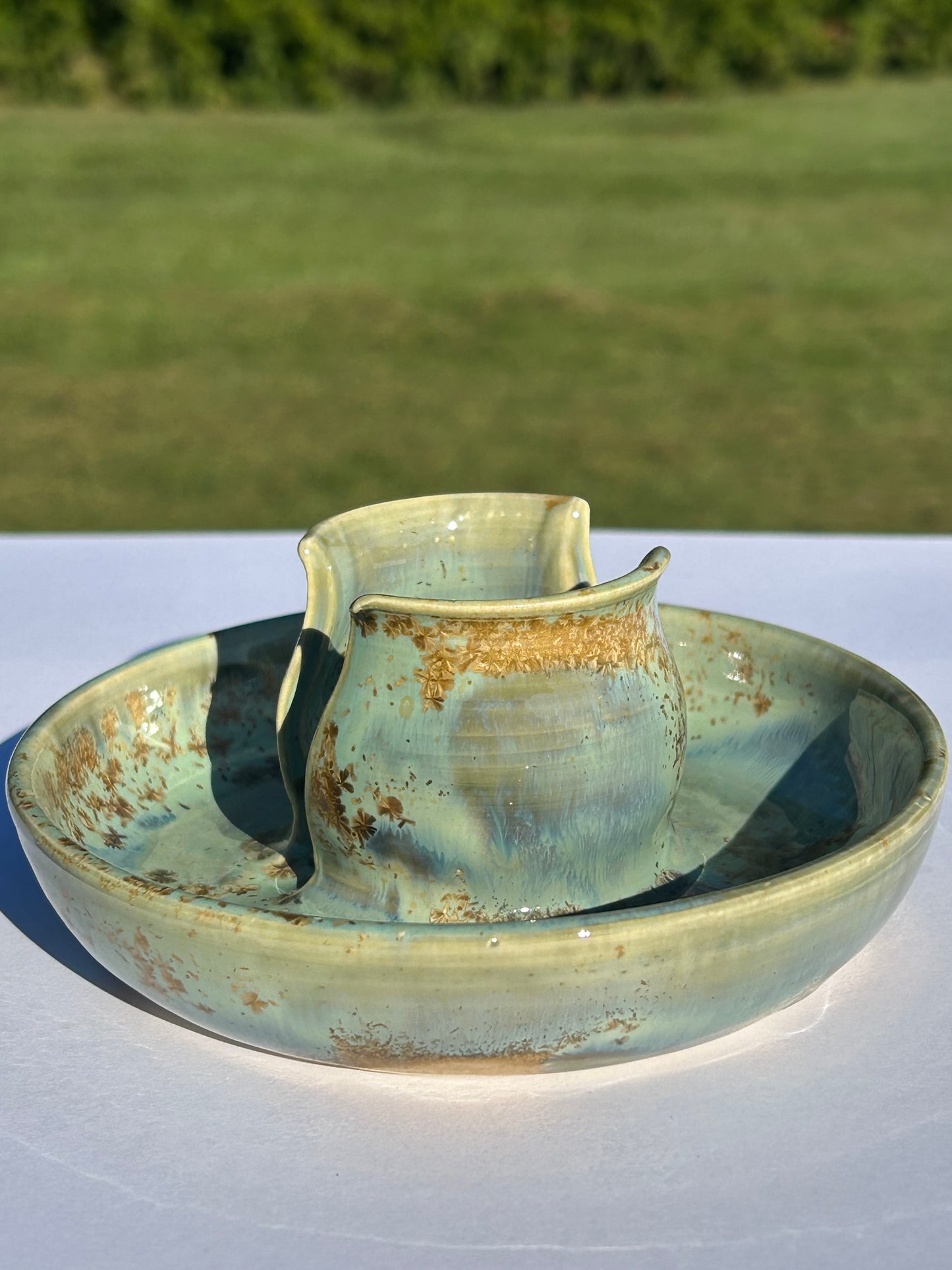 Golden Sponge Dish