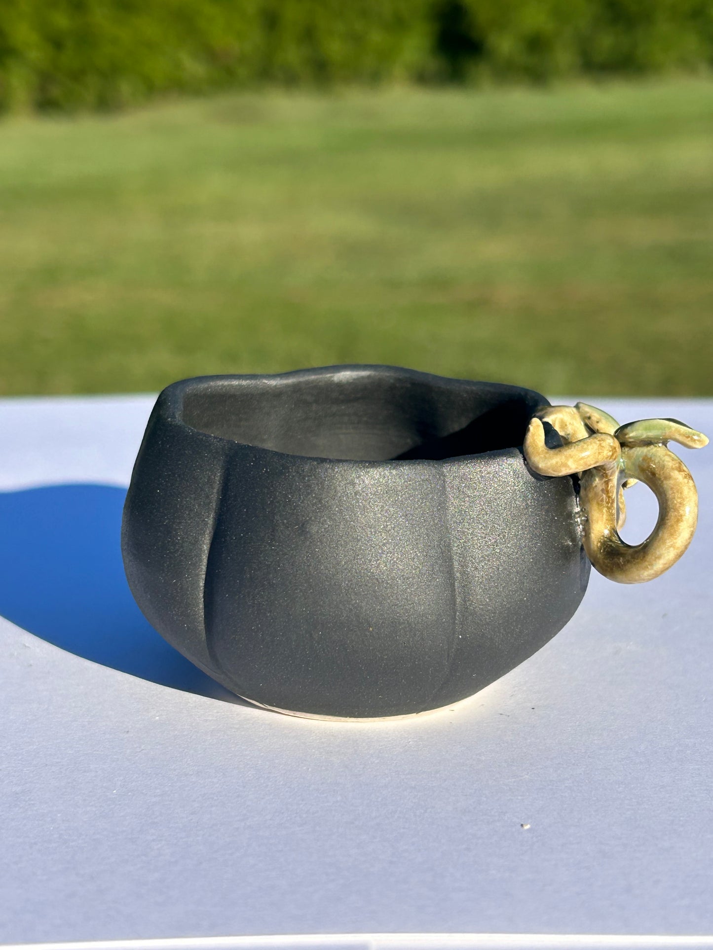 Mini Velvet Pumpkin