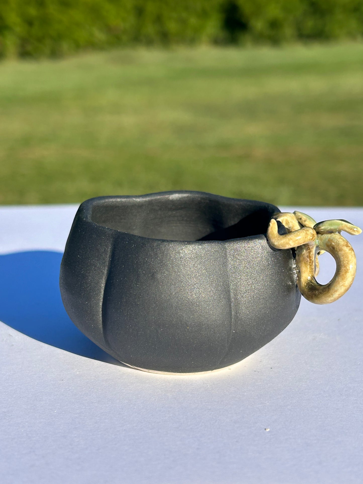 Mini Velvet Pumpkin