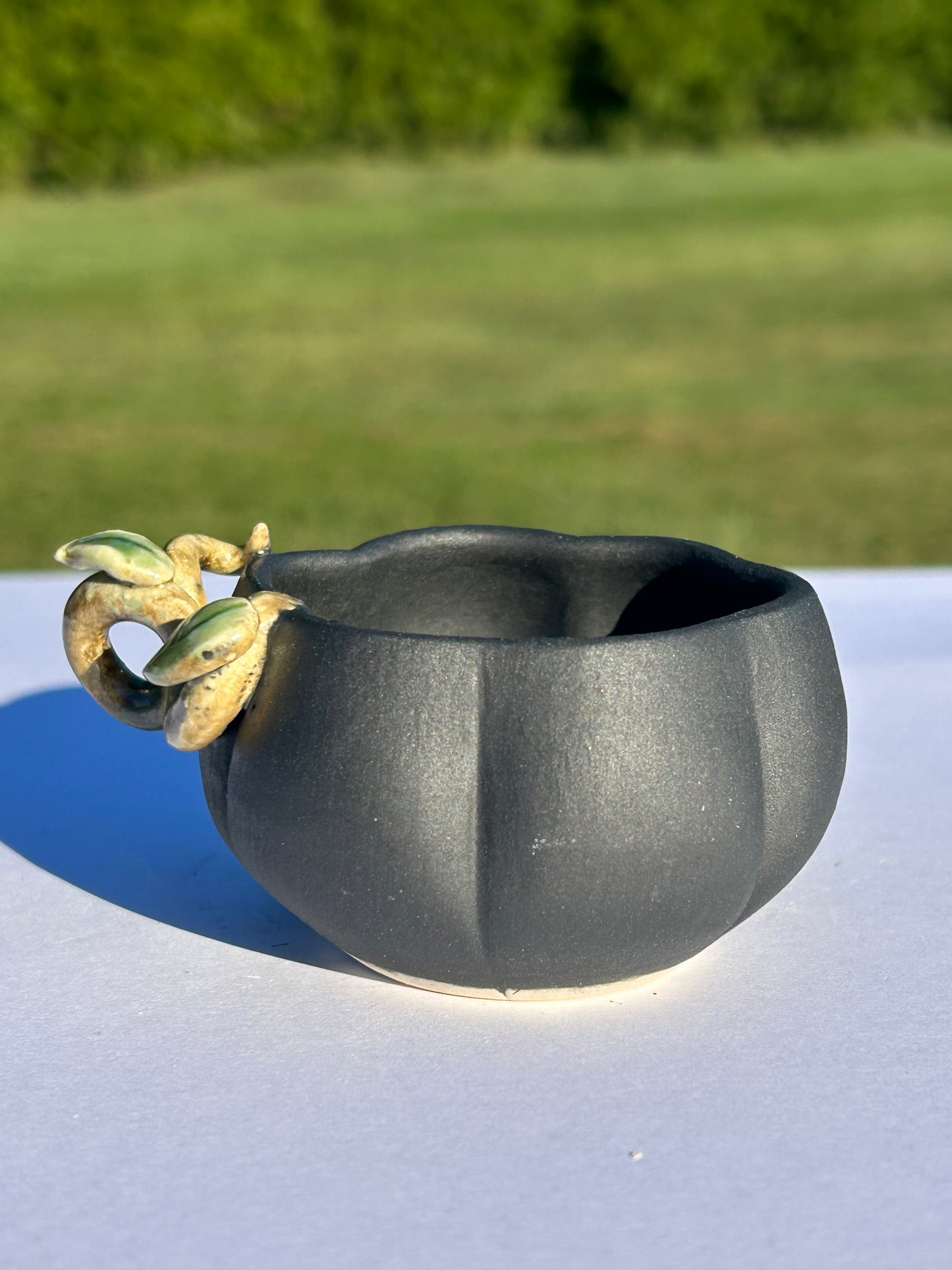 Mini Velvet Pumpkin