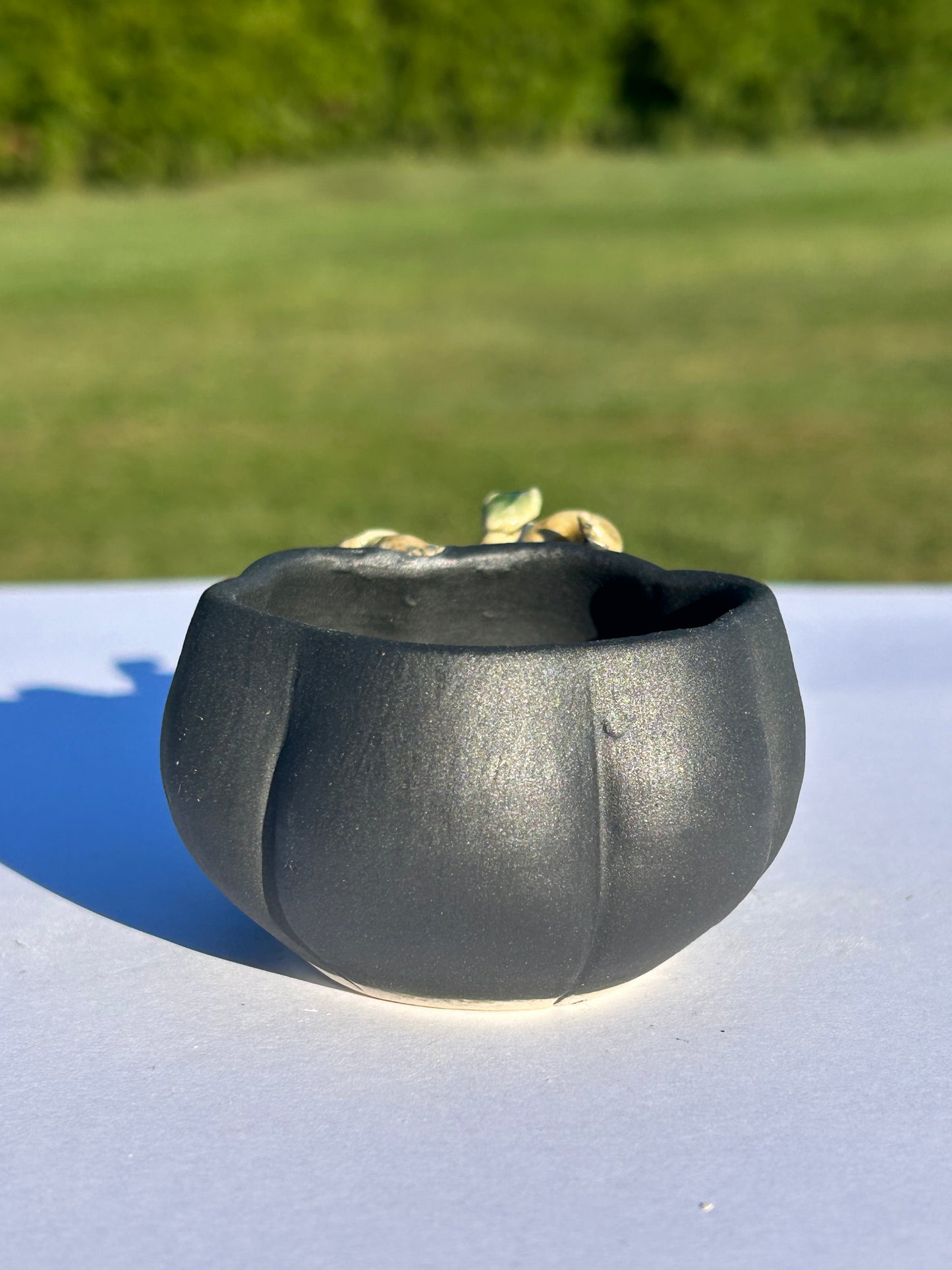 Mini Velvet Pumpkin
