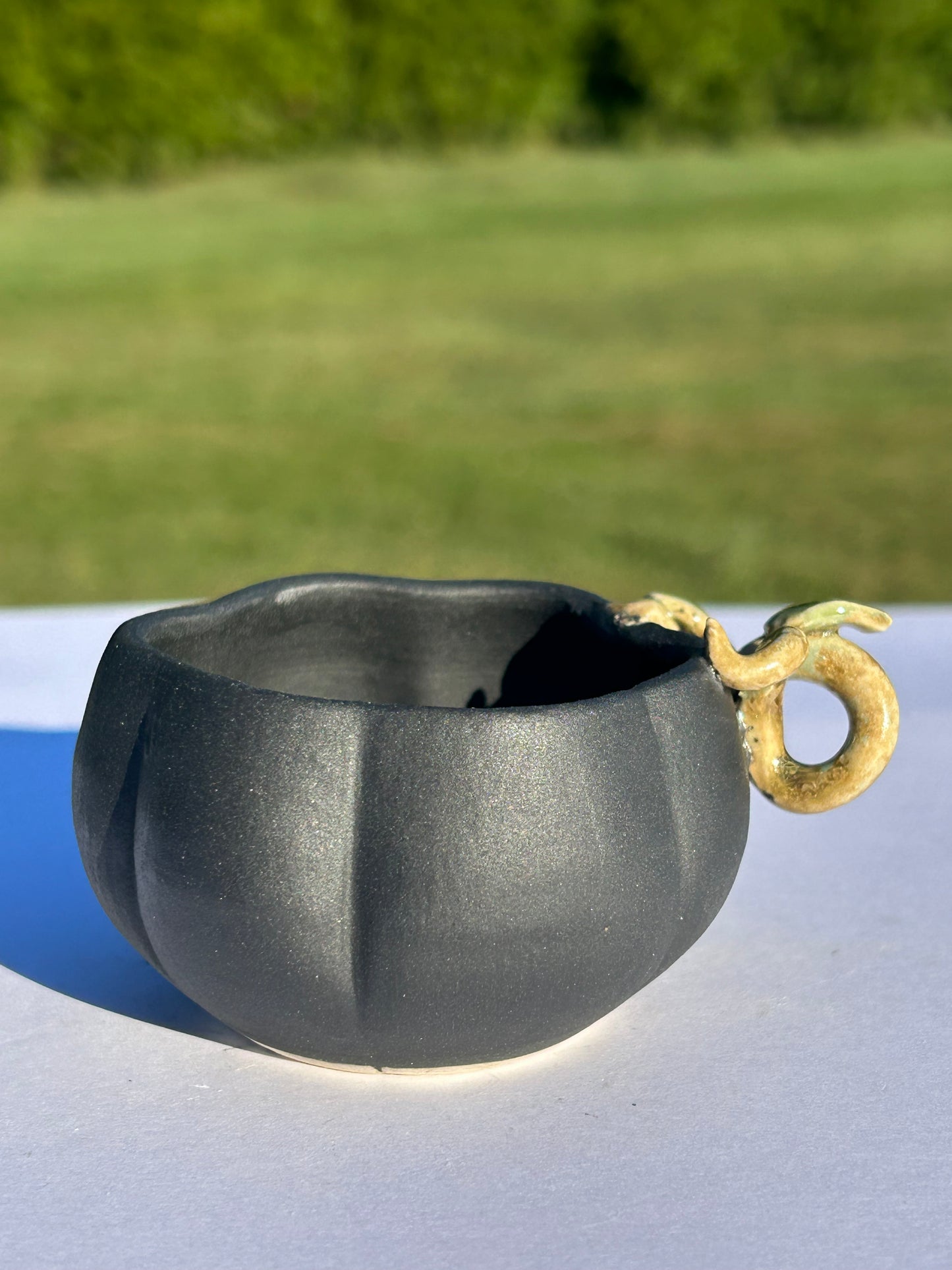 Mini Velvet Pumpkin