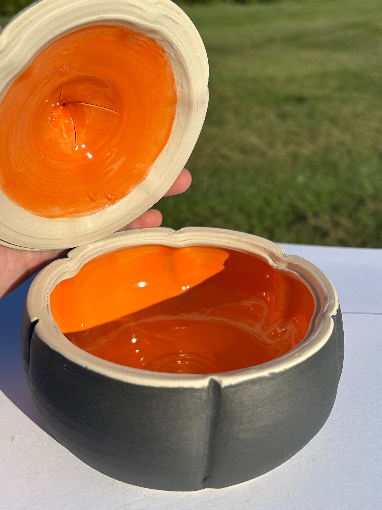 Velvet Pumpkin Jar