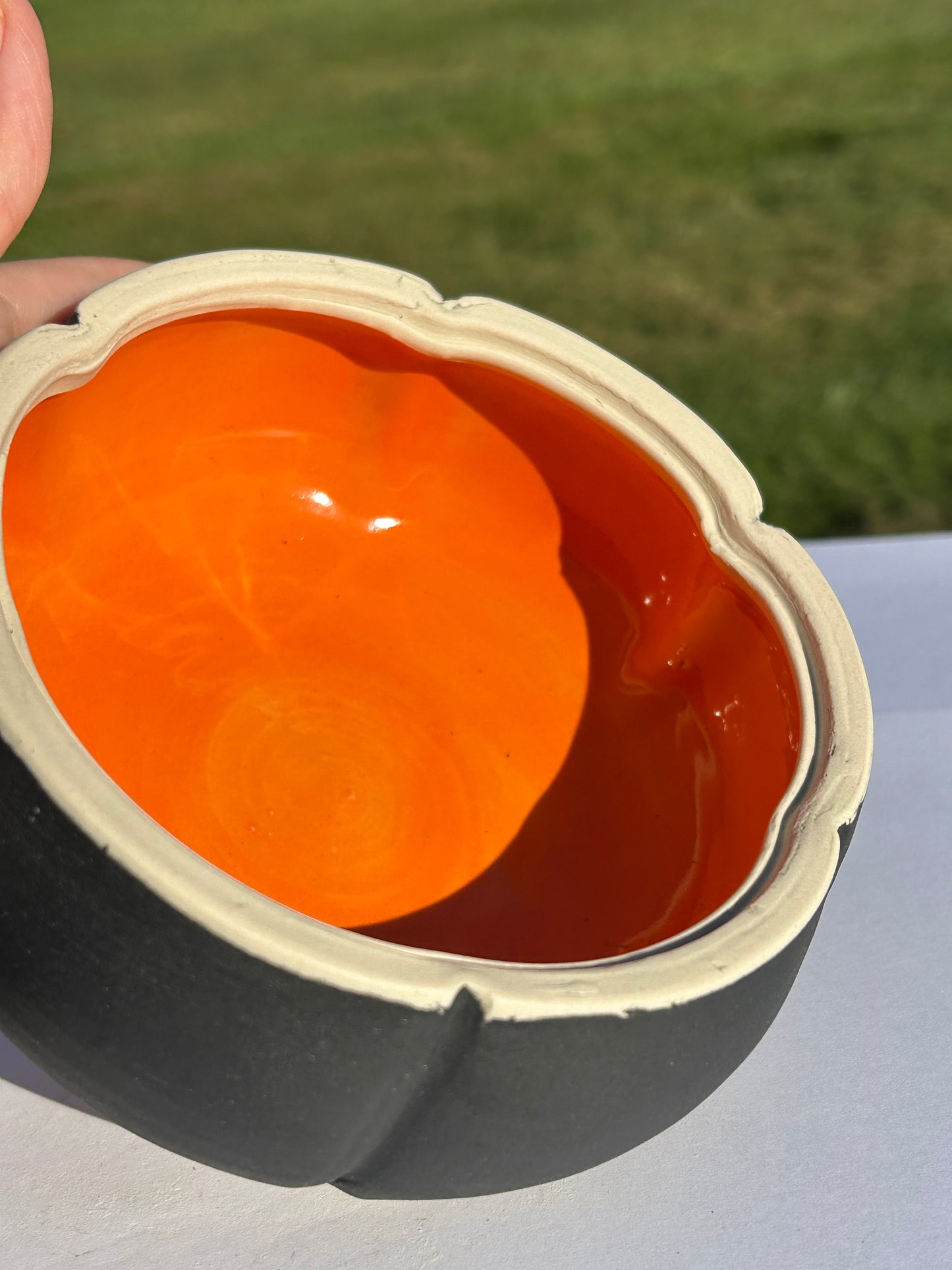Velvet Pumpkin Jar