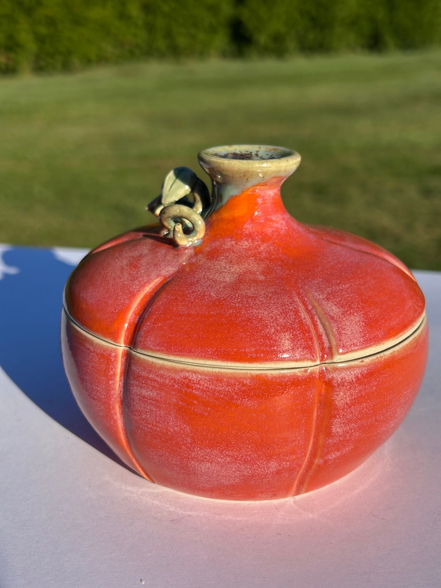 Flame Pumpkin Jar