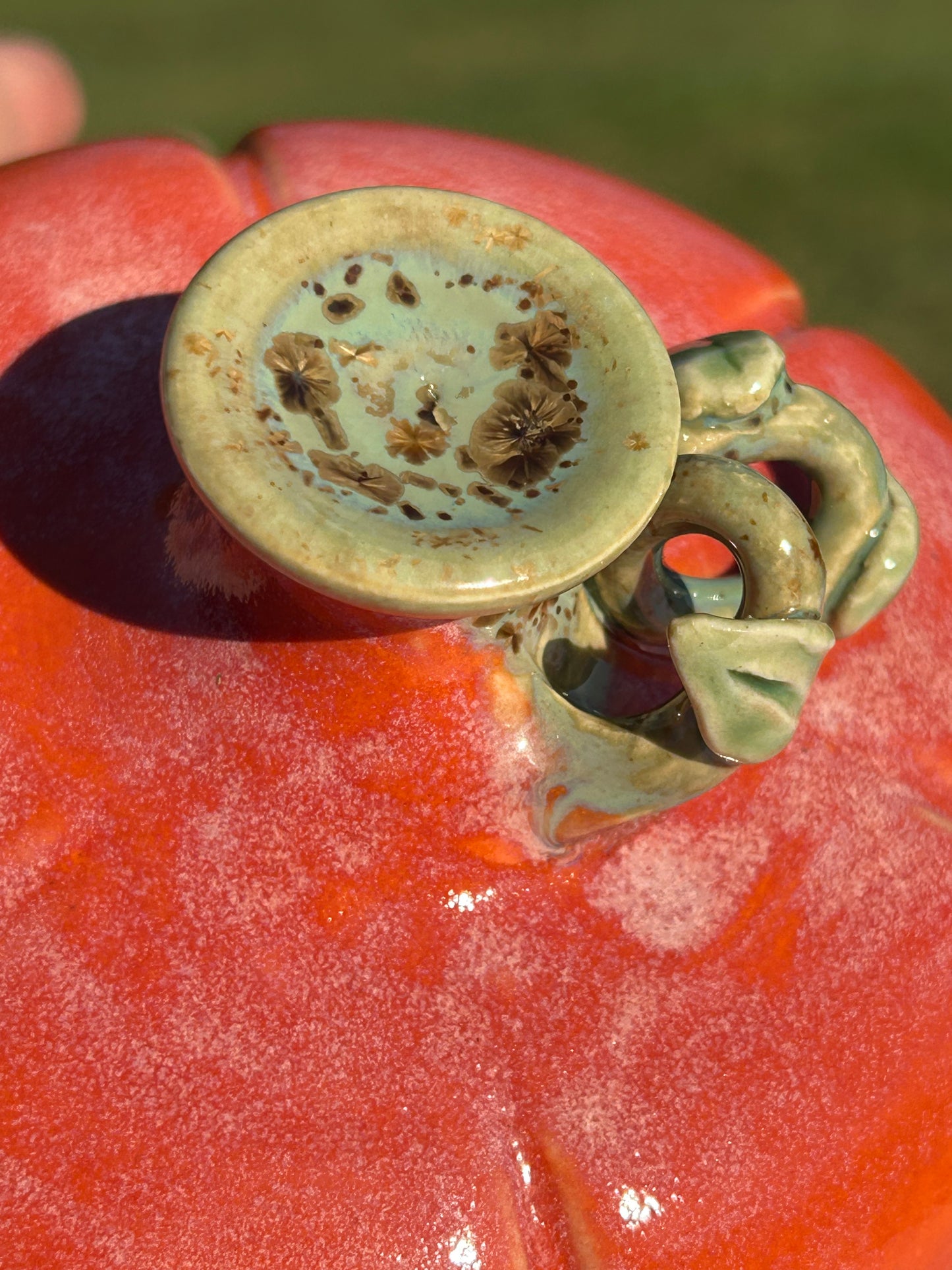 Flame Pumpkin Jar