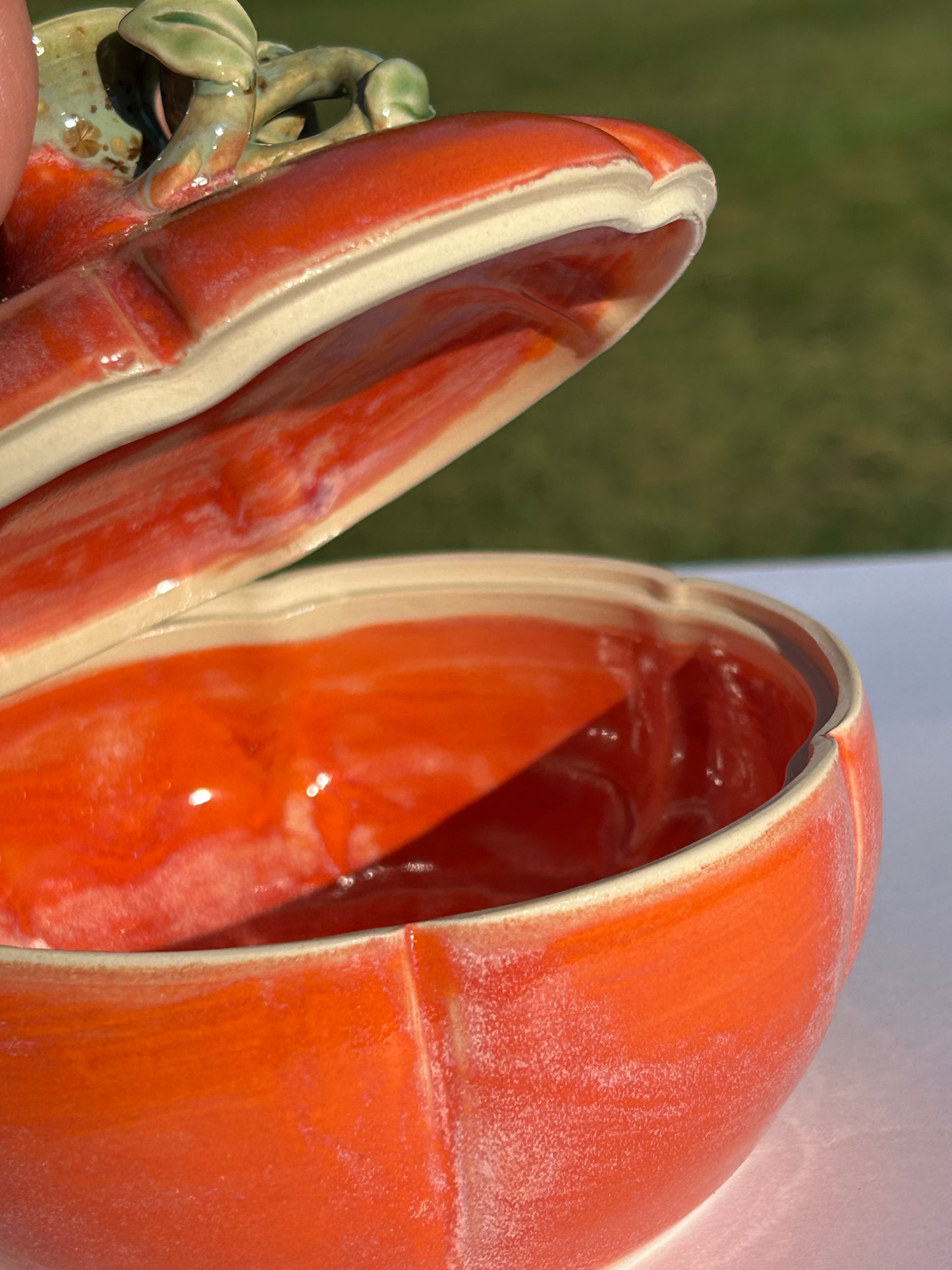 Flame Pumpkin Jar