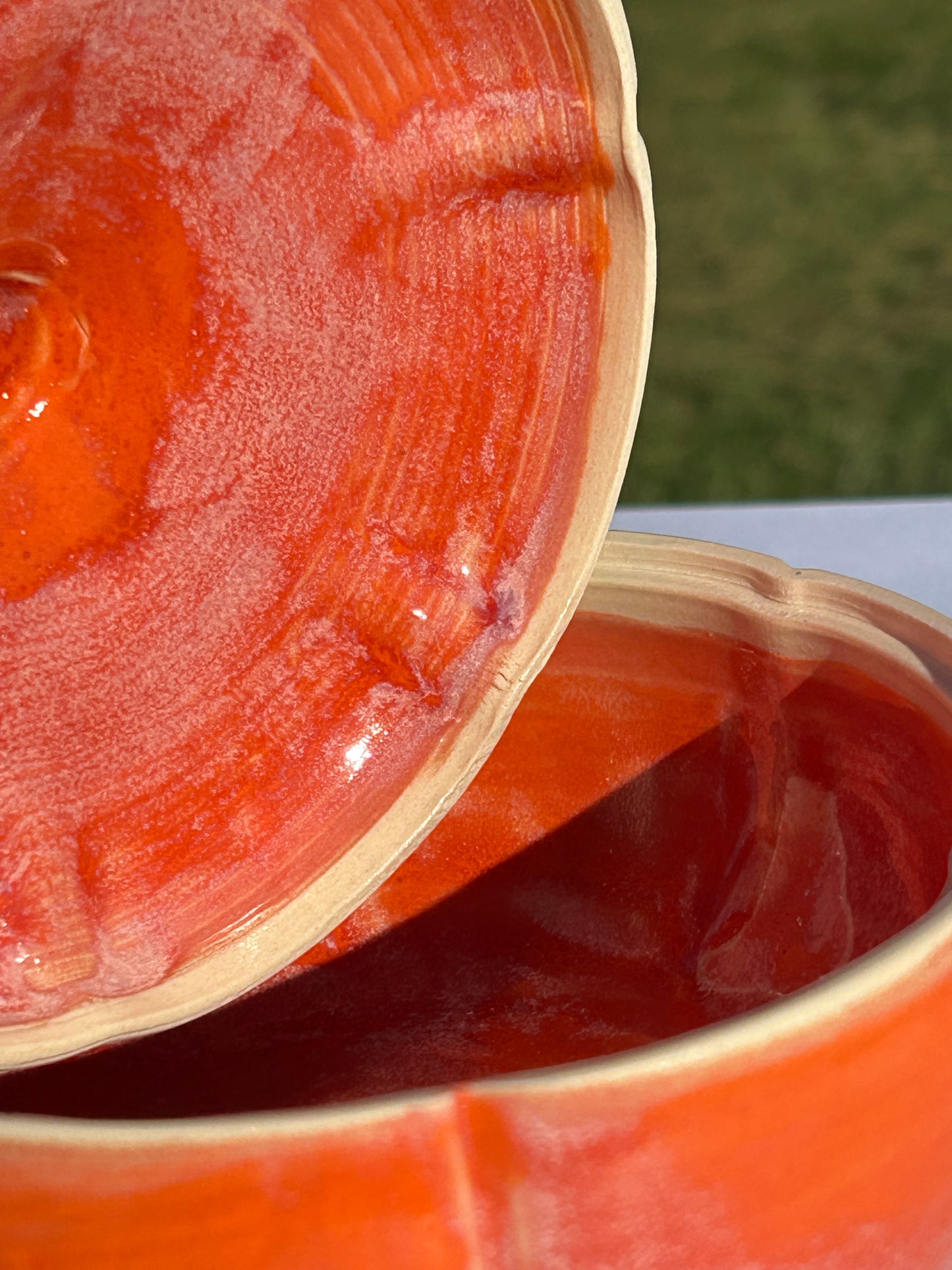 Flame Pumpkin Jar
