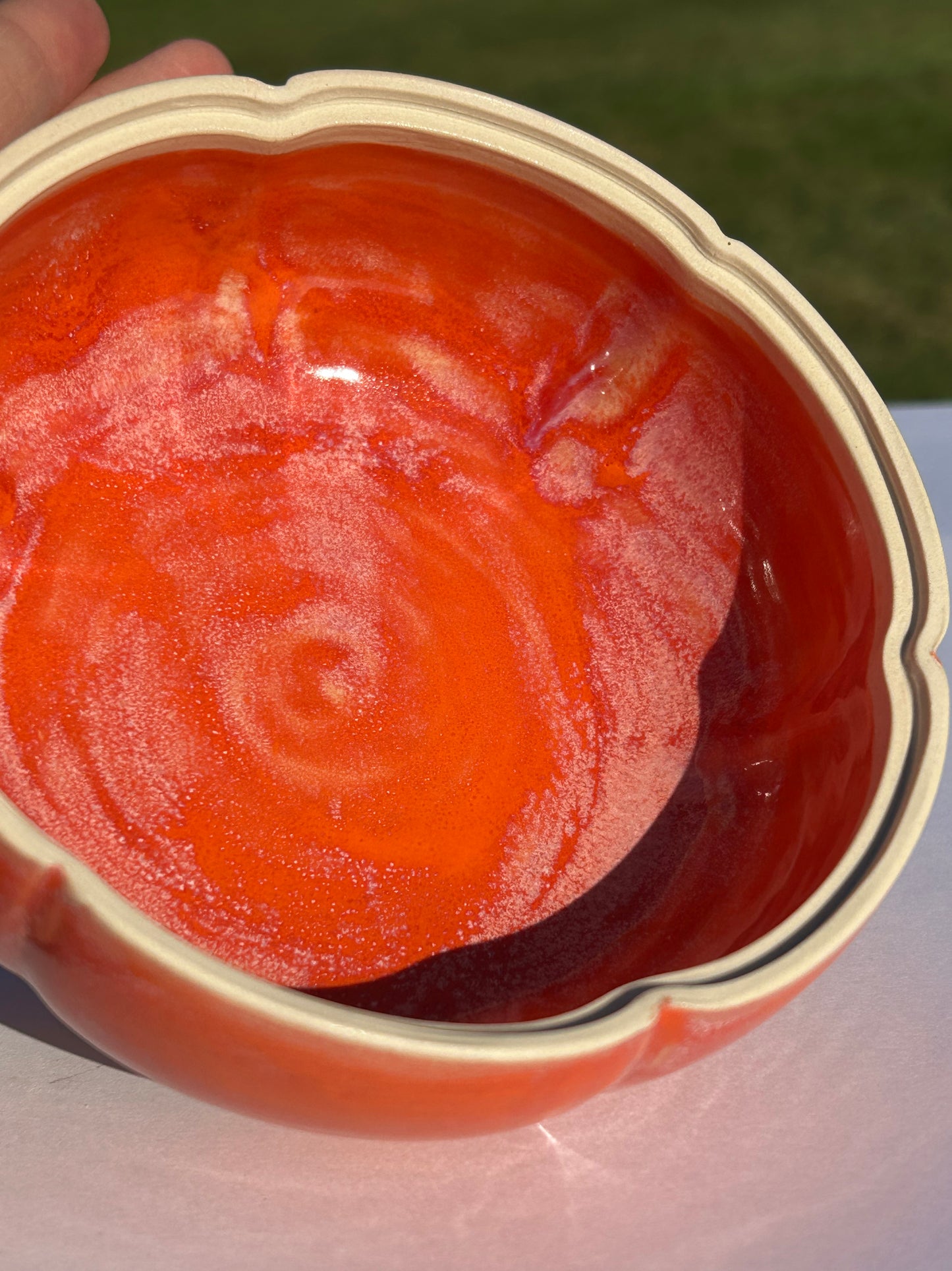 Flame Pumpkin Jar
