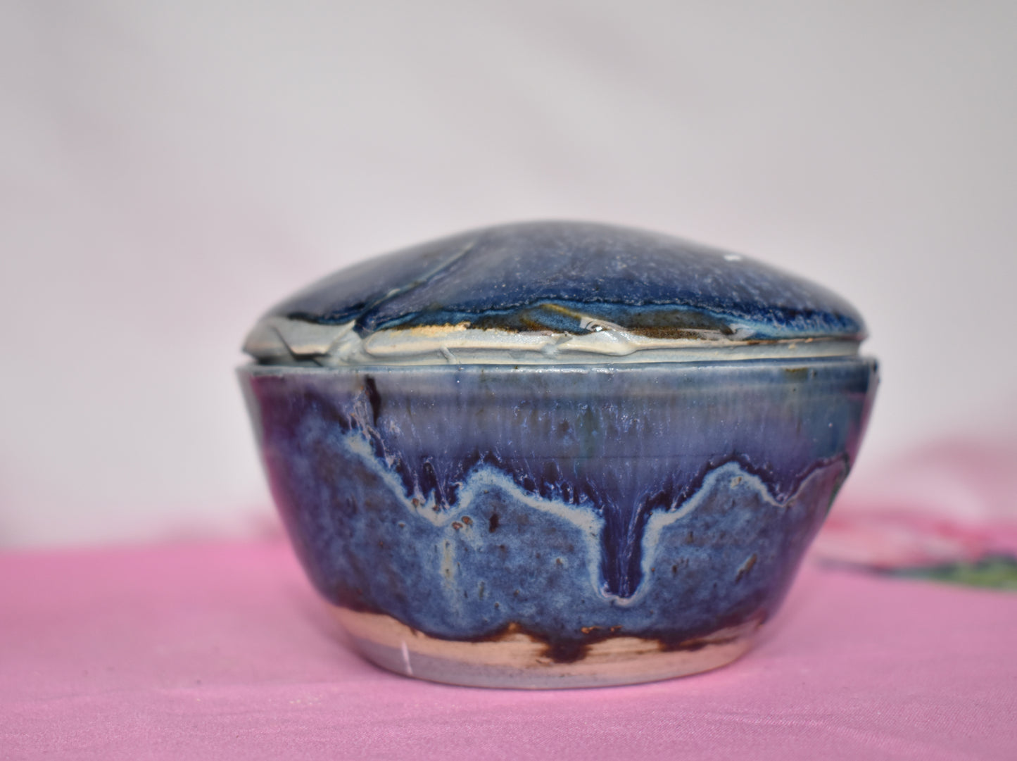 Blue Trinket Jar