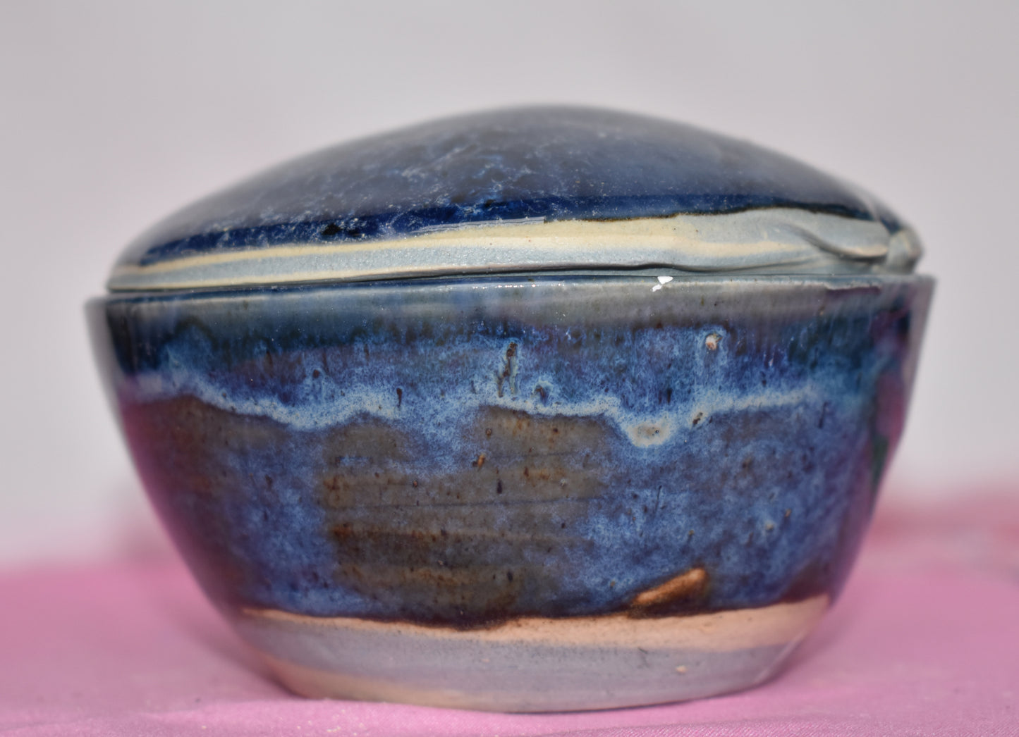 Blue Trinket Jar