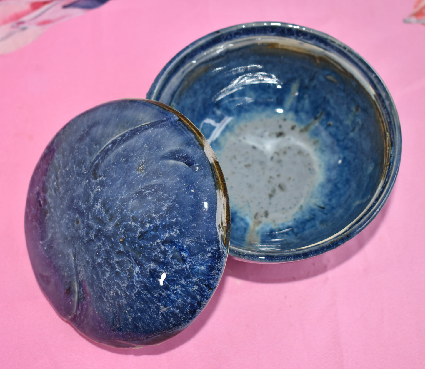 Blue Trinket Jar