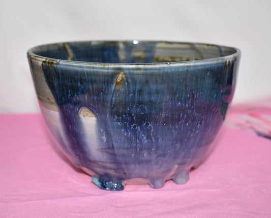 Swirled Drippy Pot