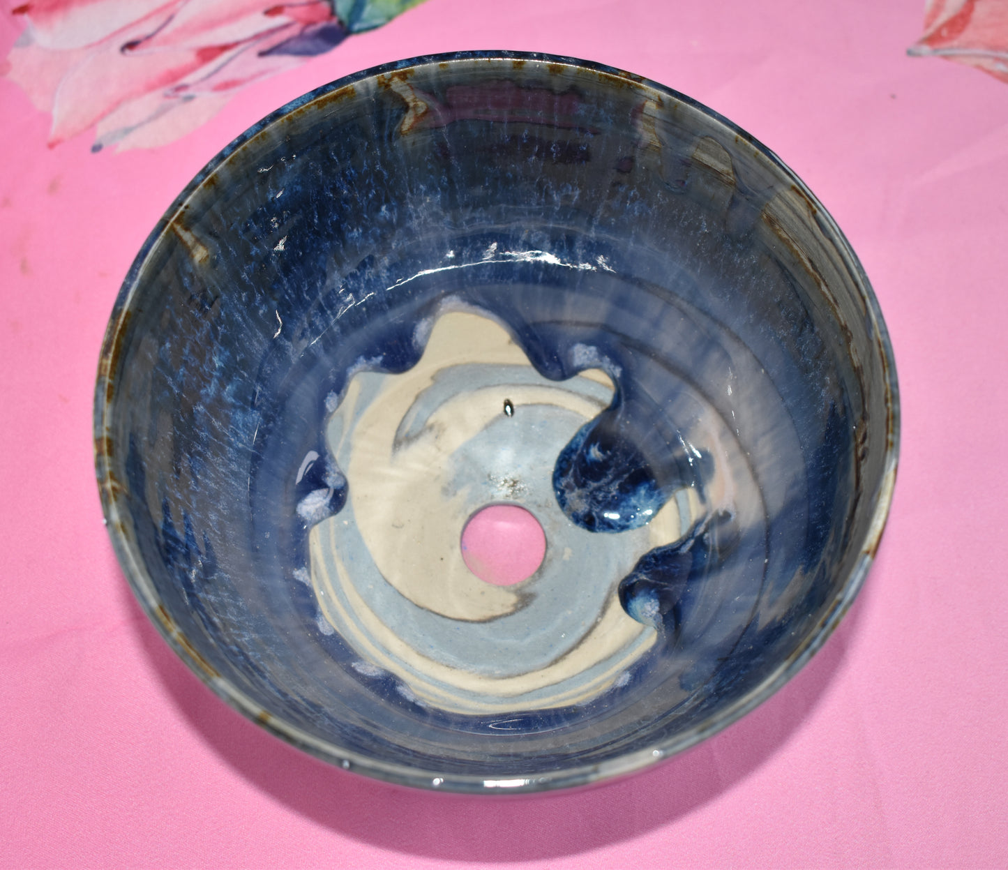 Swirled Drippy Pot