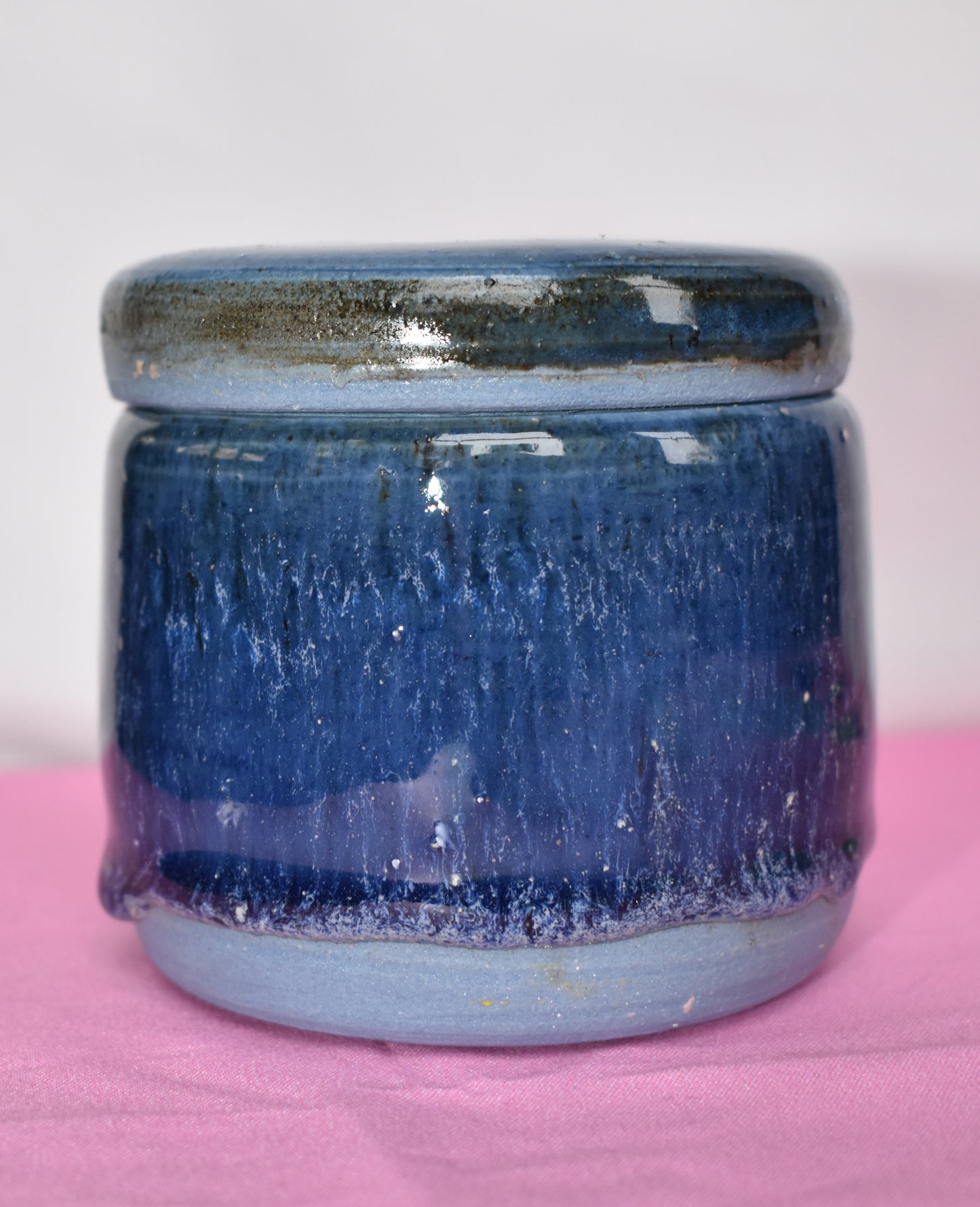 Blue Trinket Jar