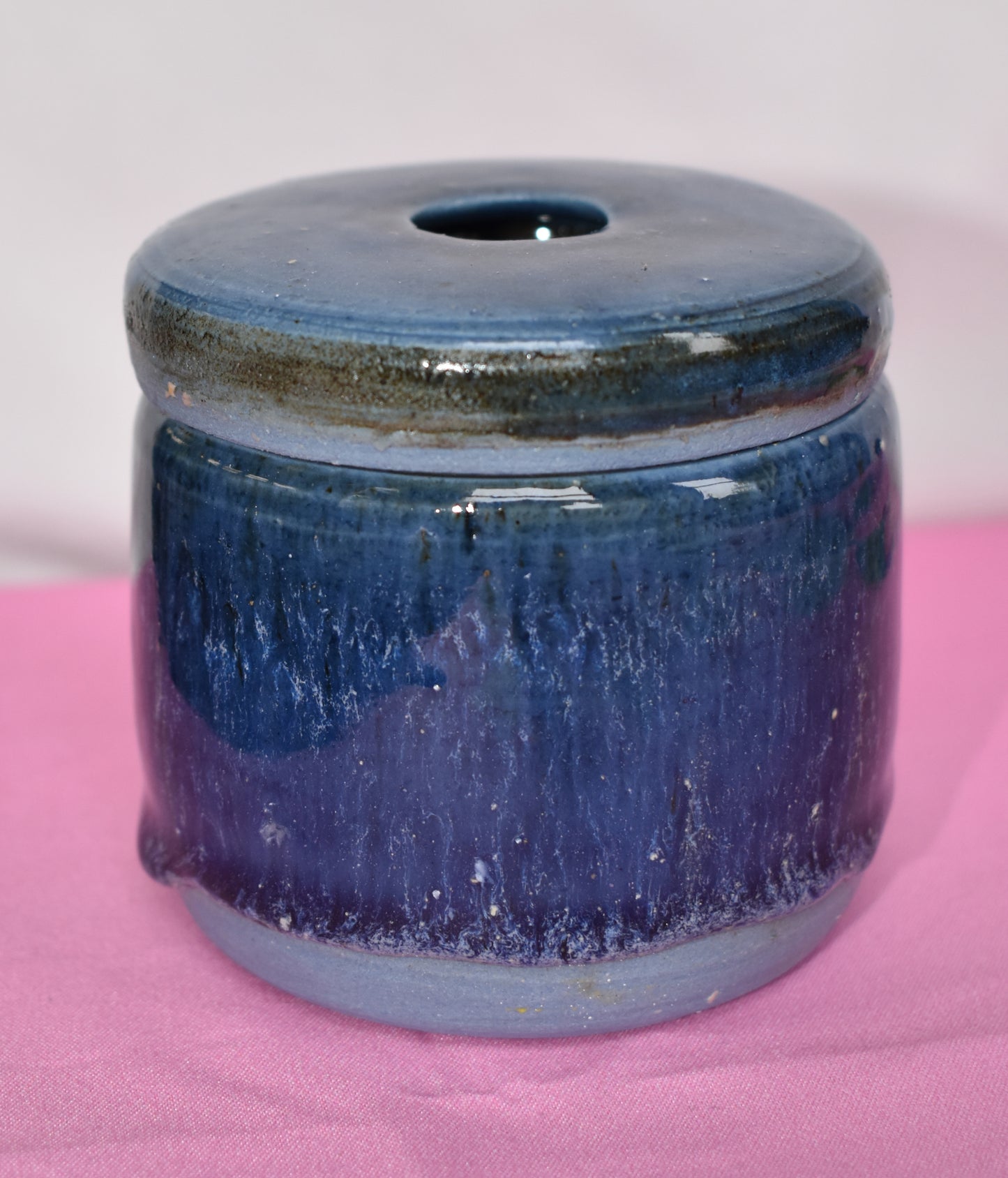 Blue Trinket Jar