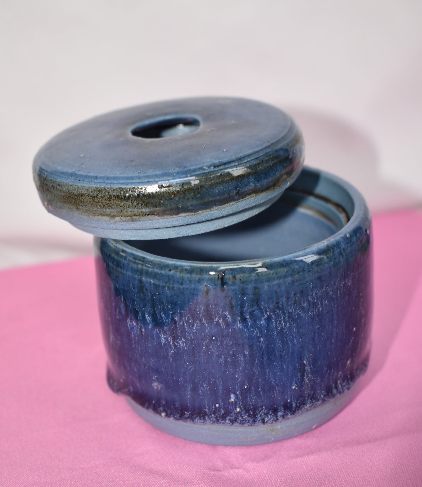 Blue Trinket Jar