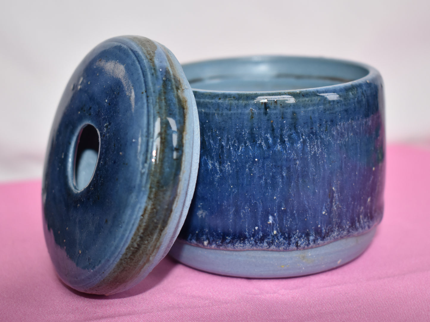 Blue Trinket Jar