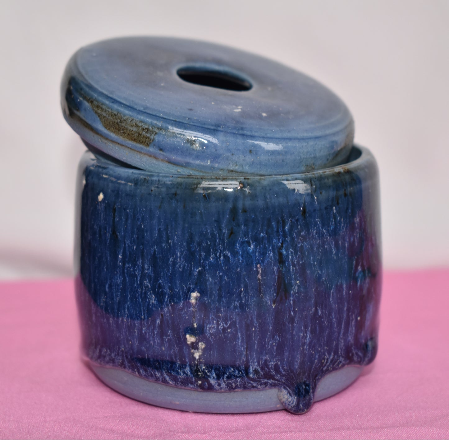 Blue Trinket Jar