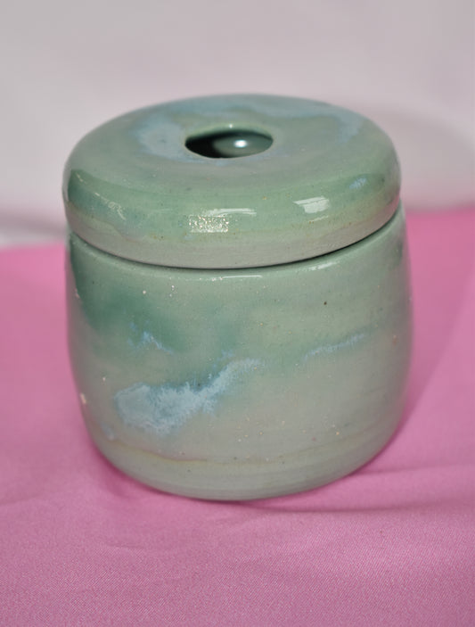 Green Trinket Jar