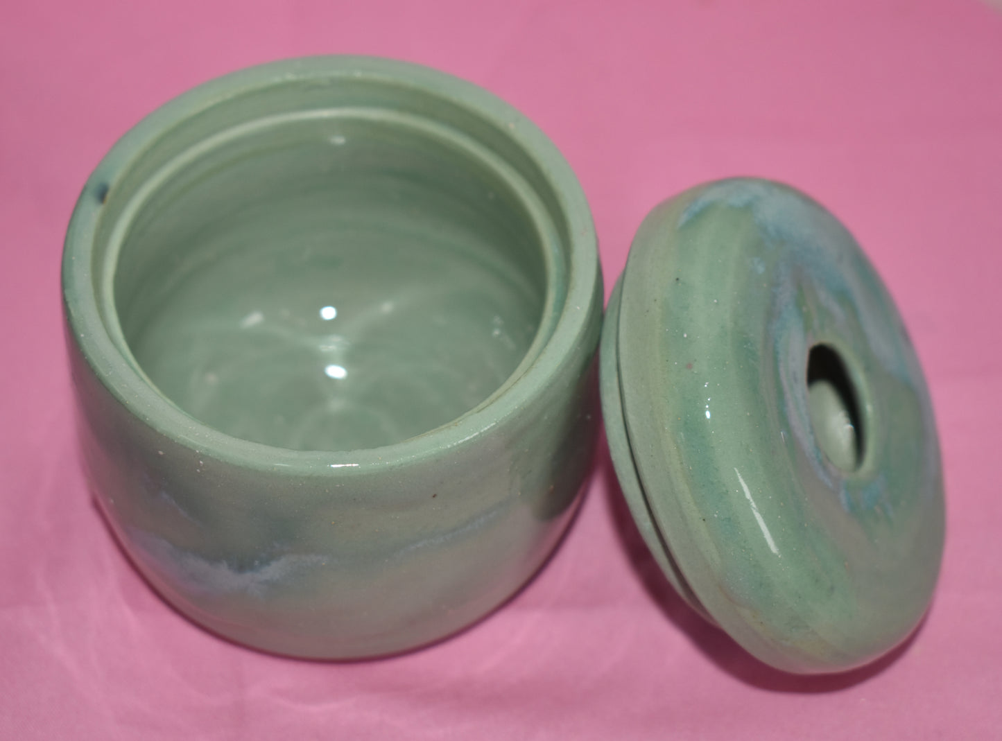 Green Trinket Jar