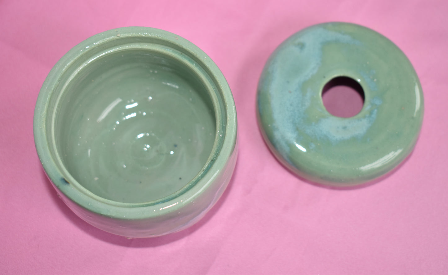 Green Trinket Jar