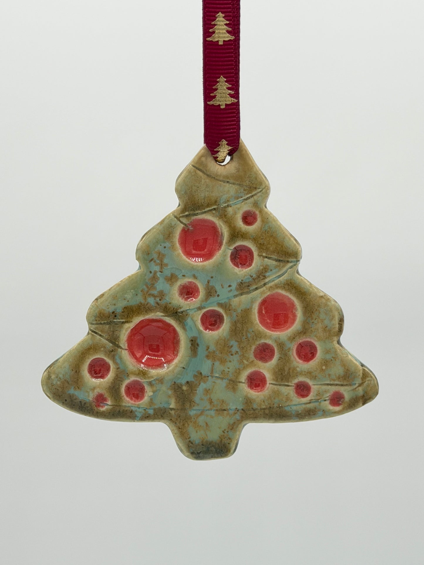 Red Christmas Tree Ornament