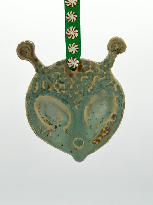 Green Alien Ornament