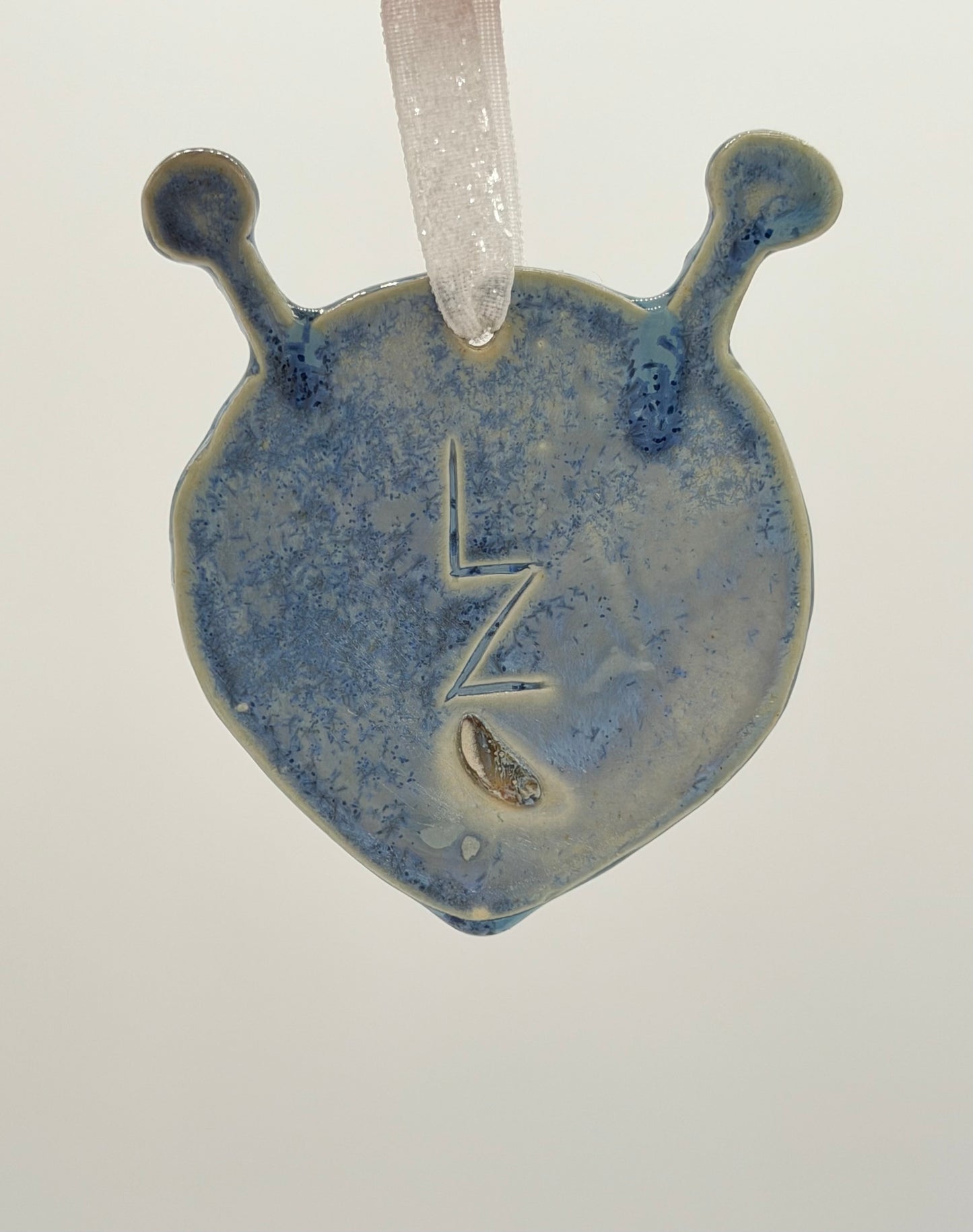 Blue Alien Ornament