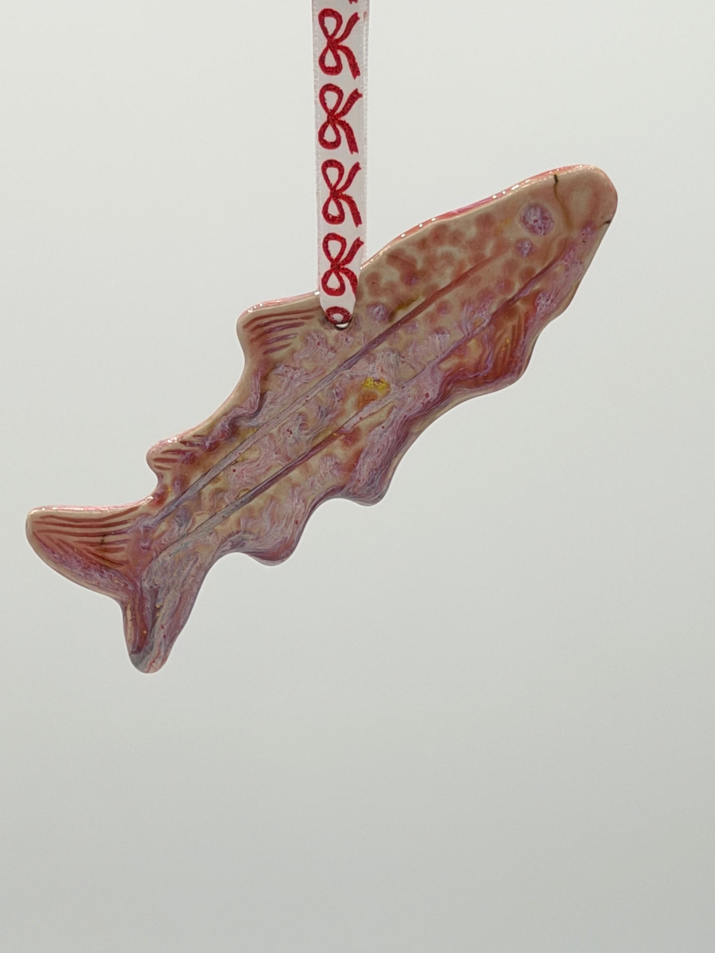 Pink Trout Ornament