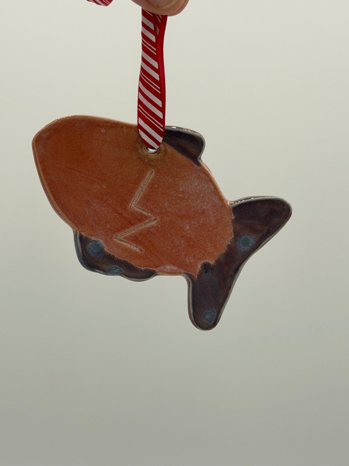 Pink Goldfish Ornament