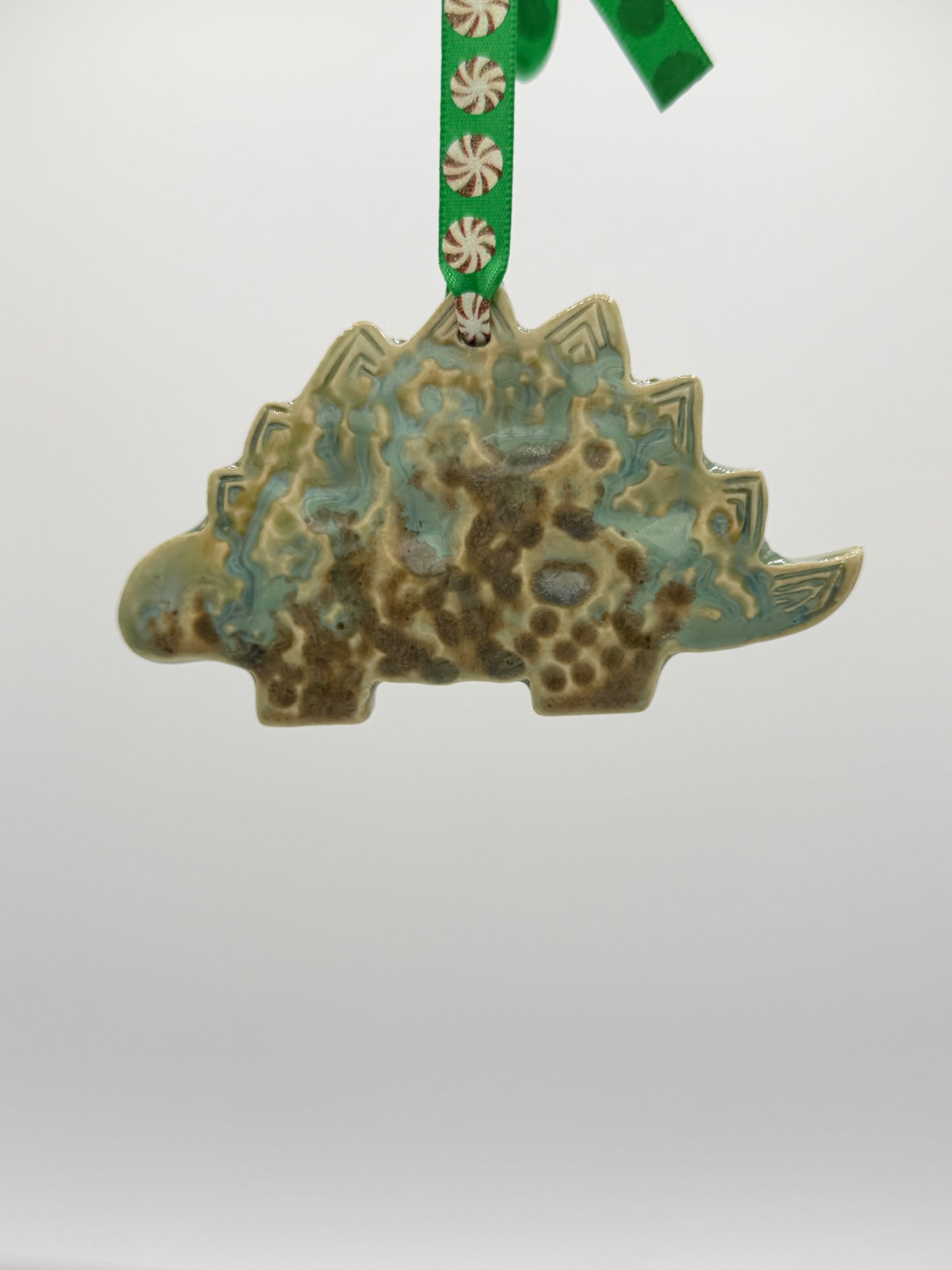 Crystal Stegosaurus Ornament