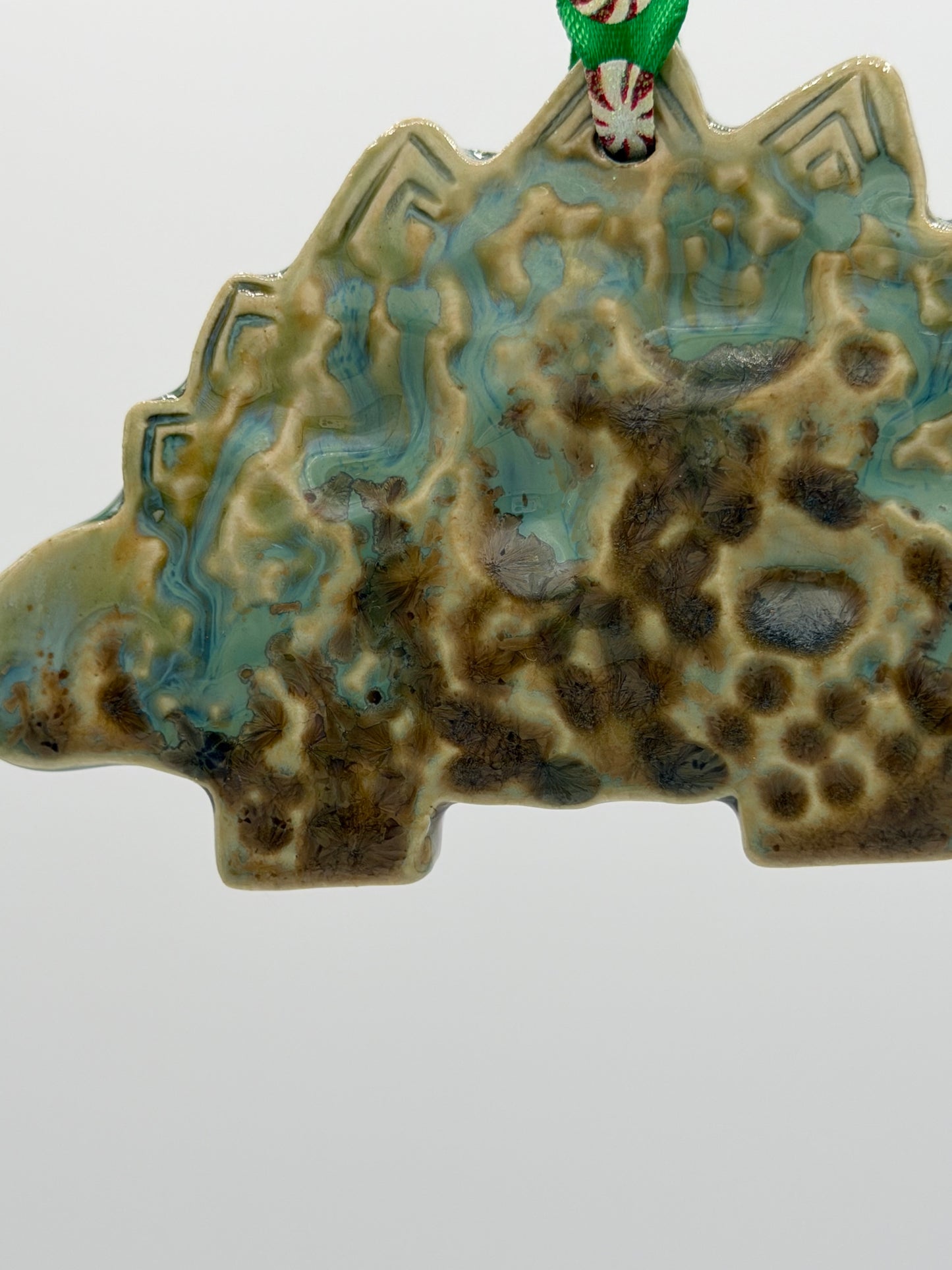 Crystal Stegosaurus Ornament