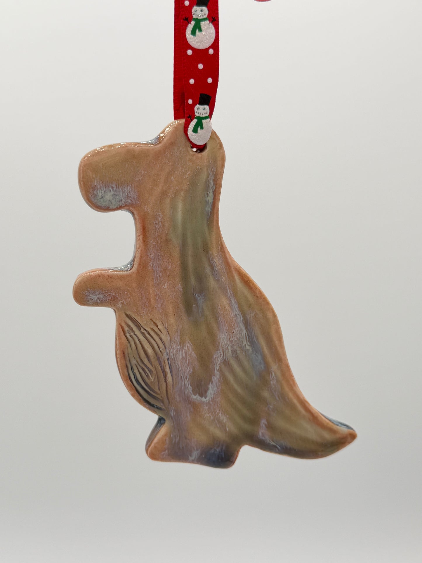 Pink T-Rex Ornament