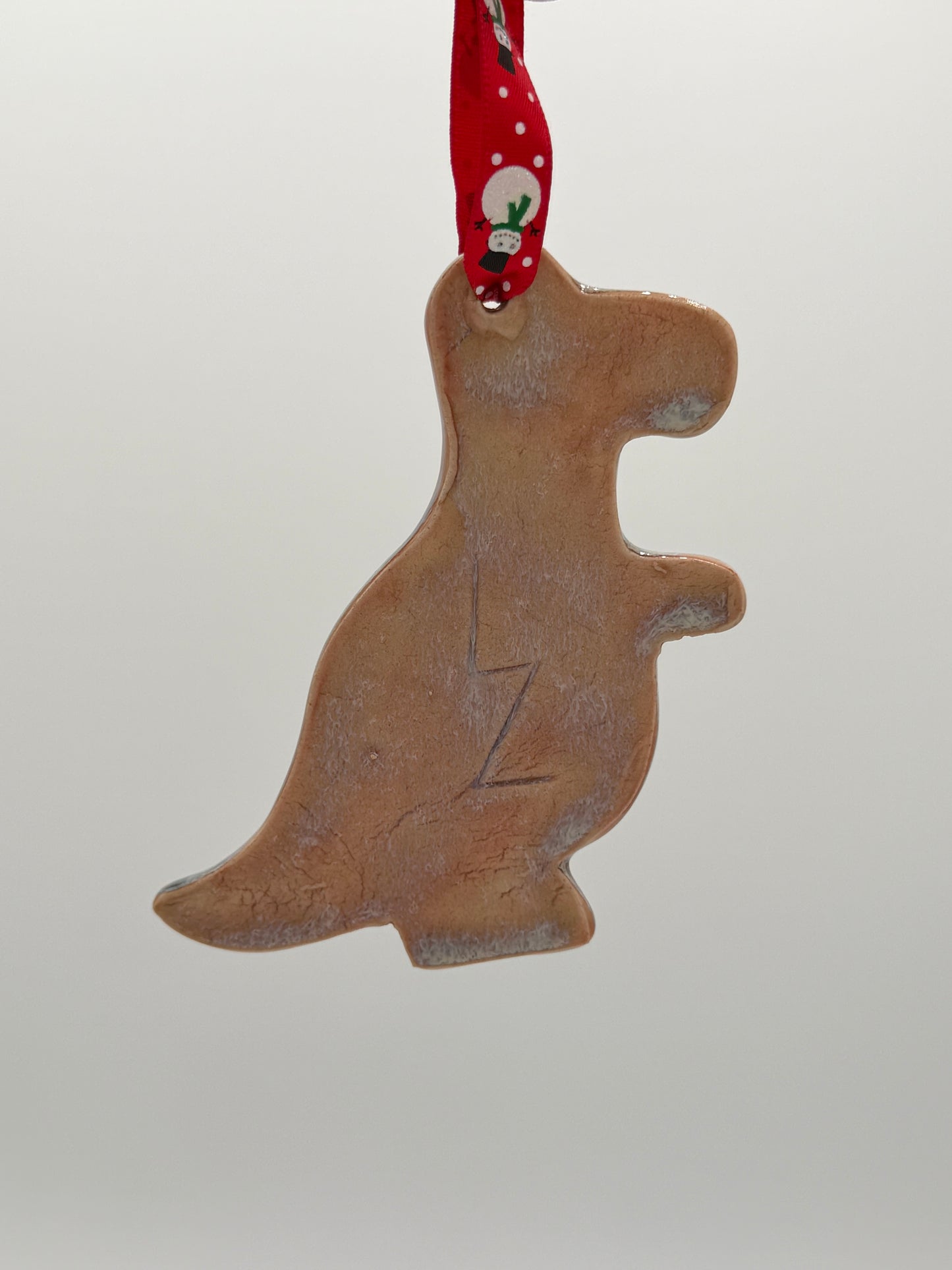 Pink T-Rex Ornament