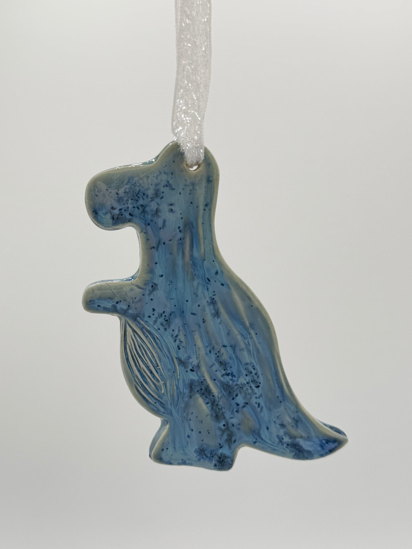 Blue T-Rex Ornament