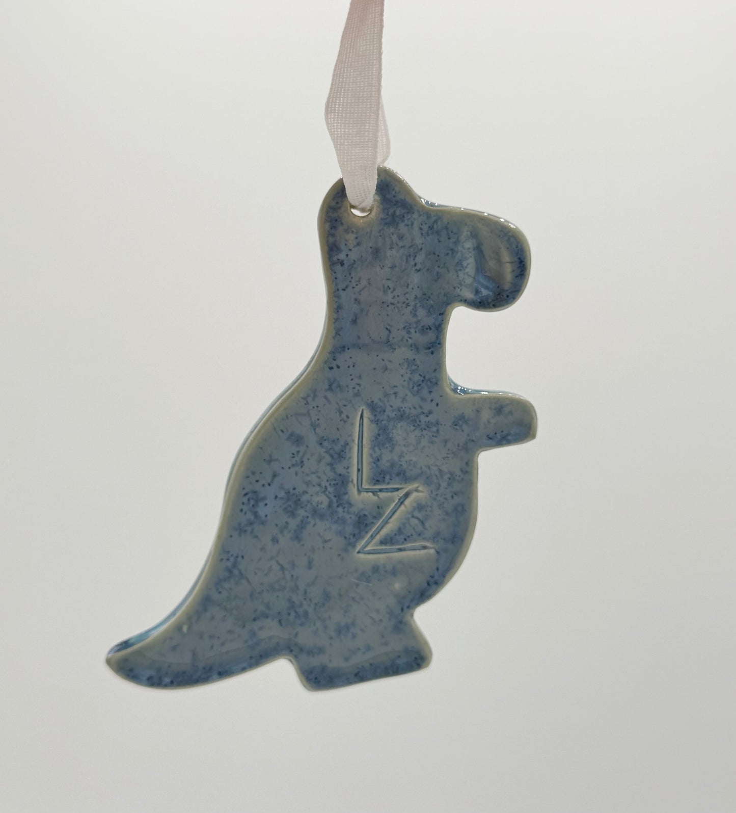 Blue T-Rex Ornament