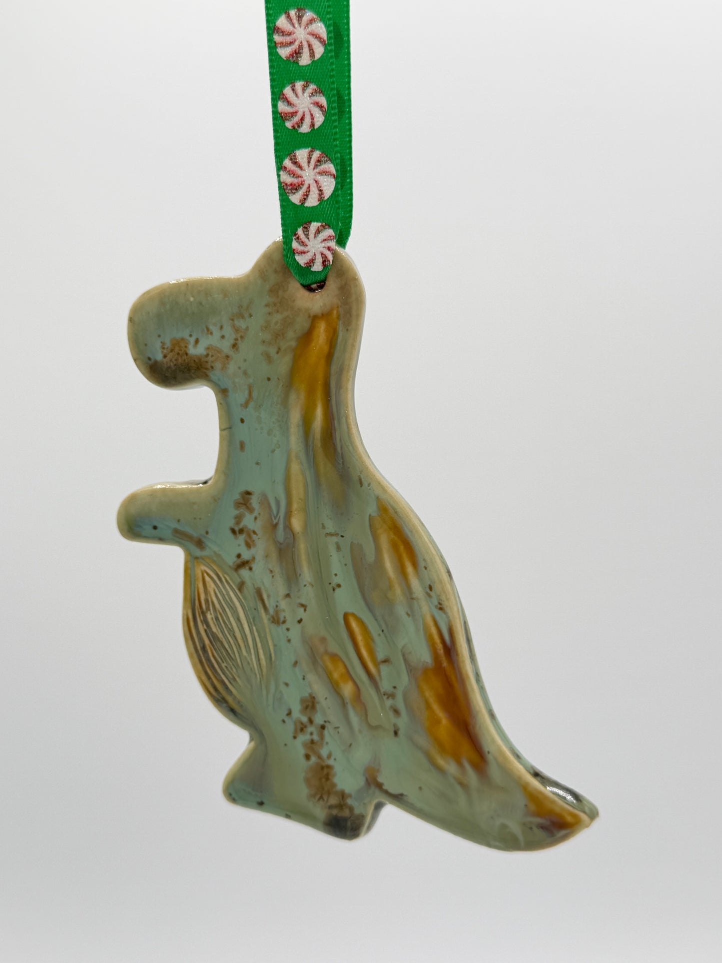 Green T-Rex Ornament