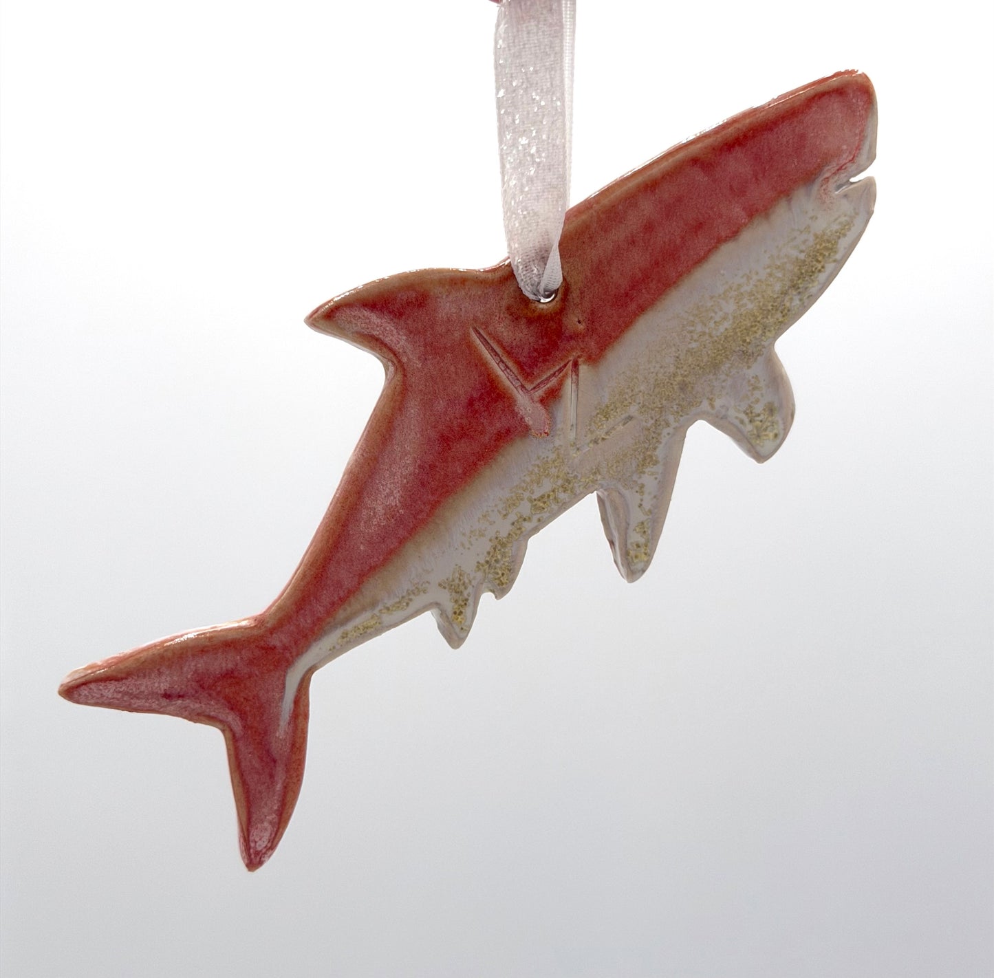 Pink Shark Ornament