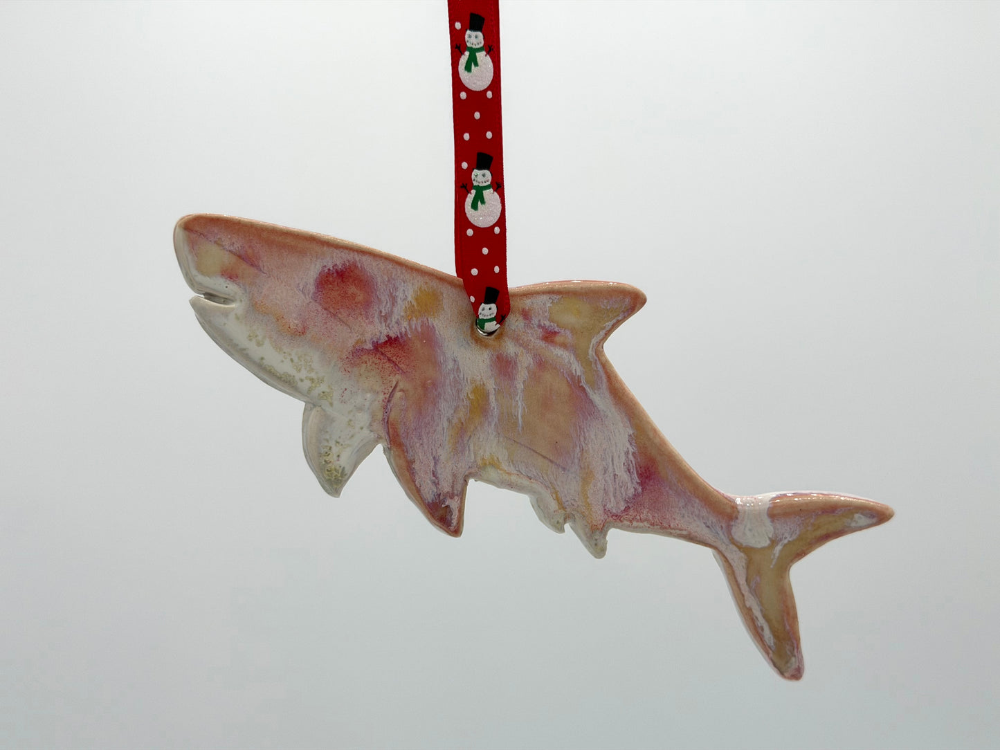 Pink Shark Ornament