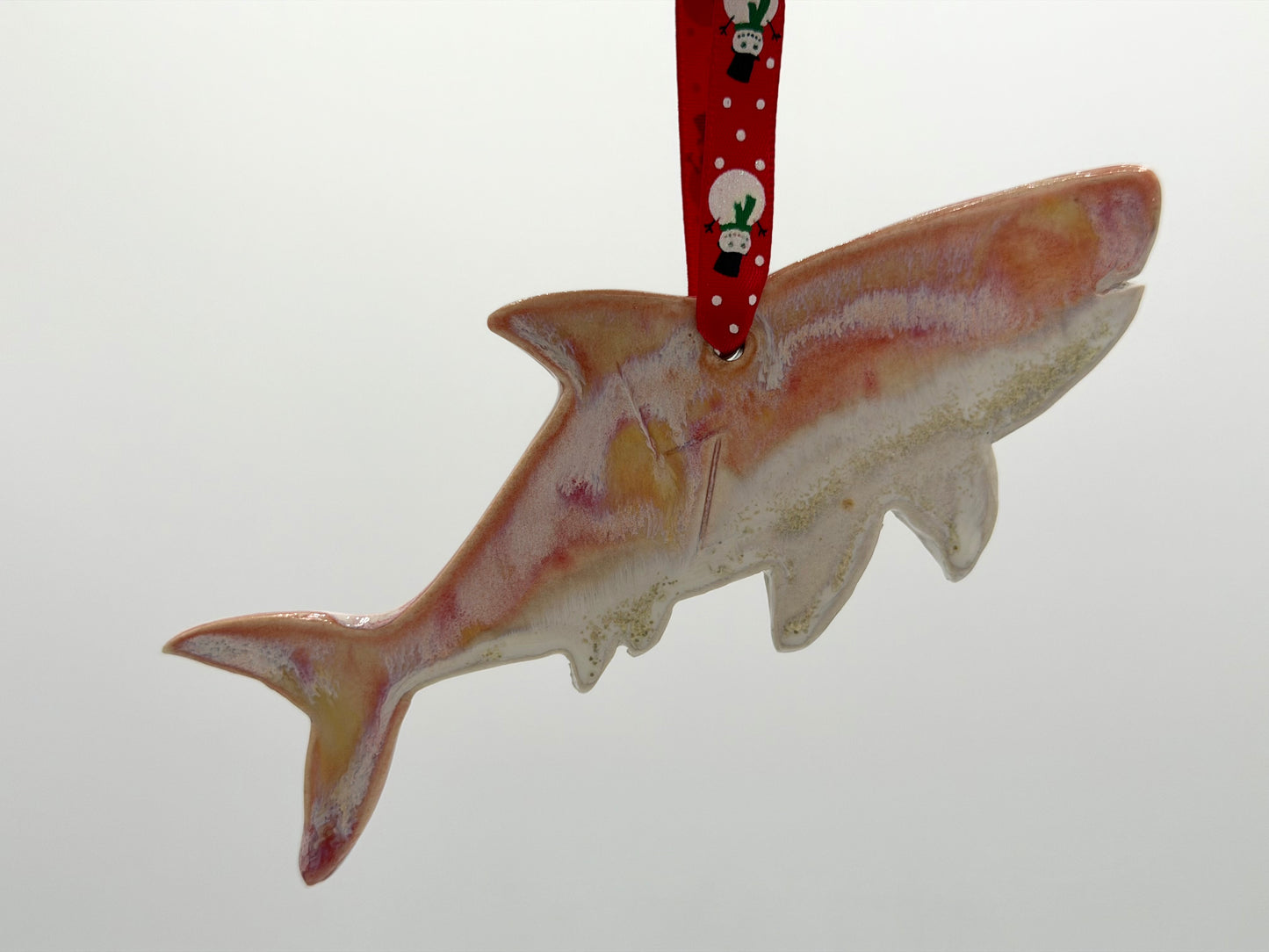 Pink Shark Ornament