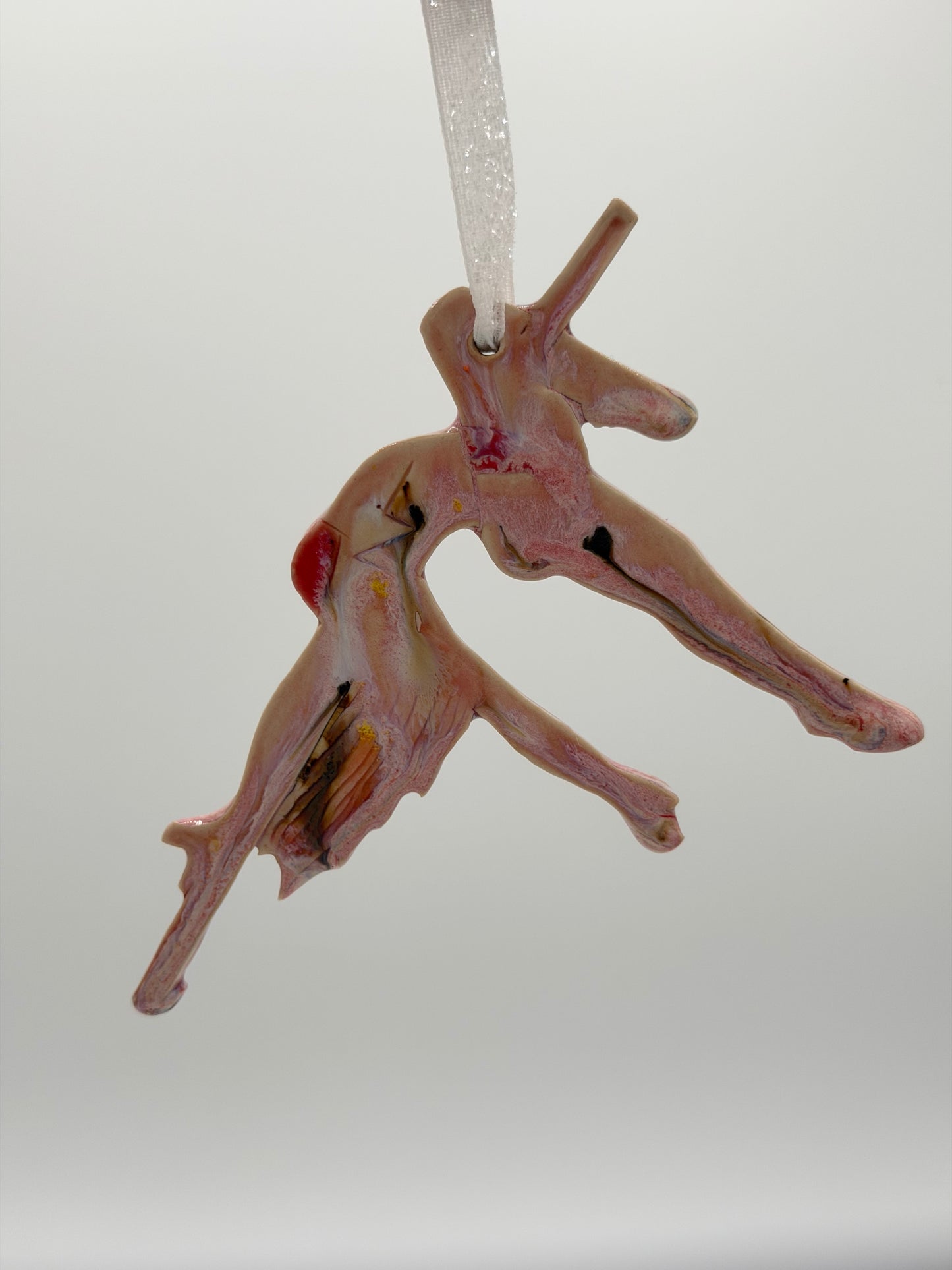 Pink Pole Dancer Ornament