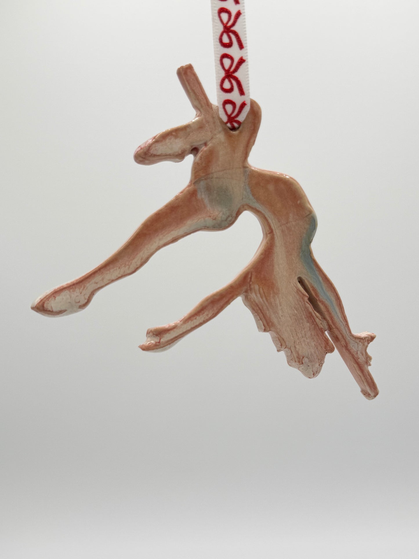 Pink Pole Dancer Ornament